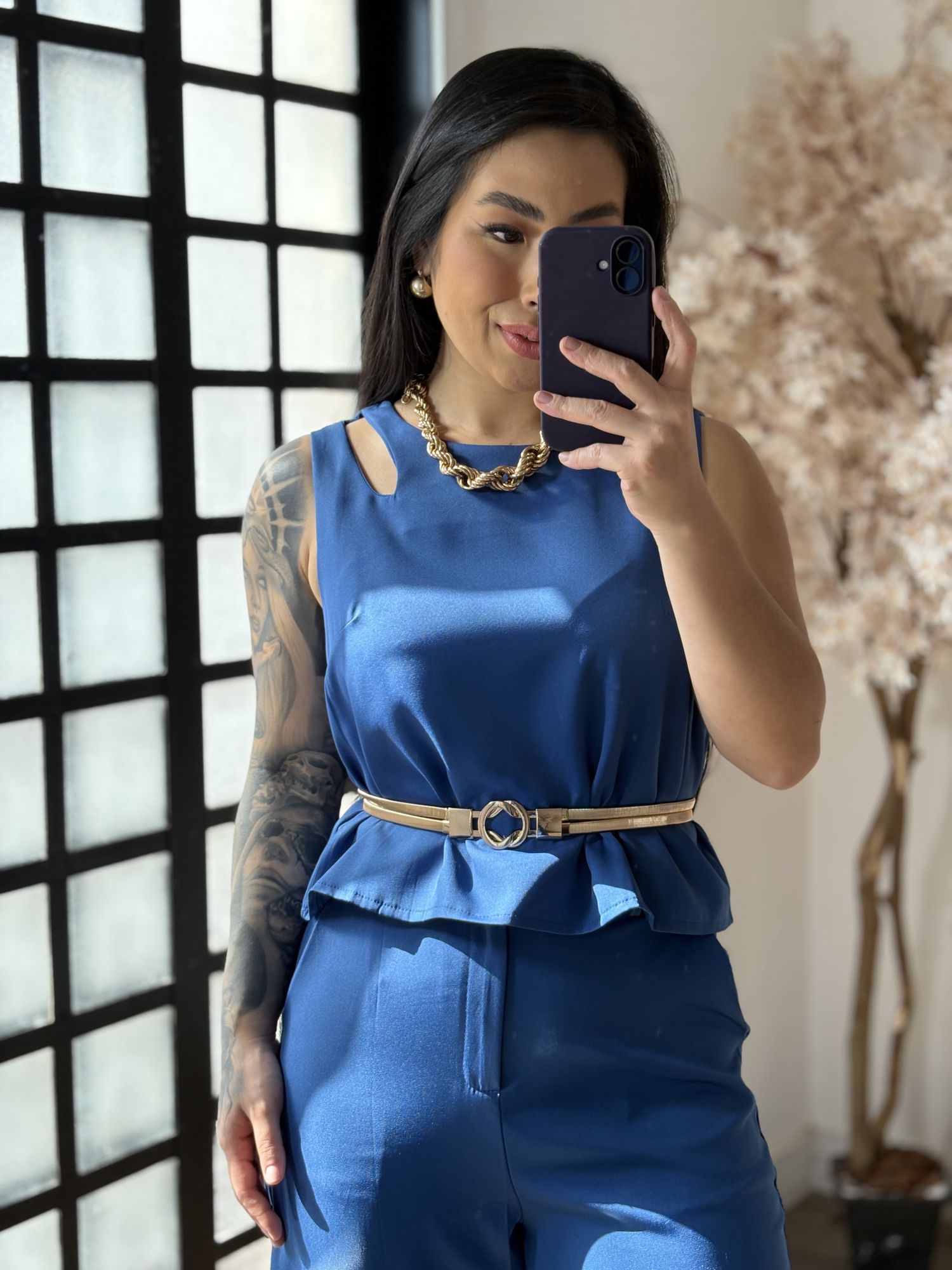 Conjunto Alfaiataria Altezza 1635 - Azul C050