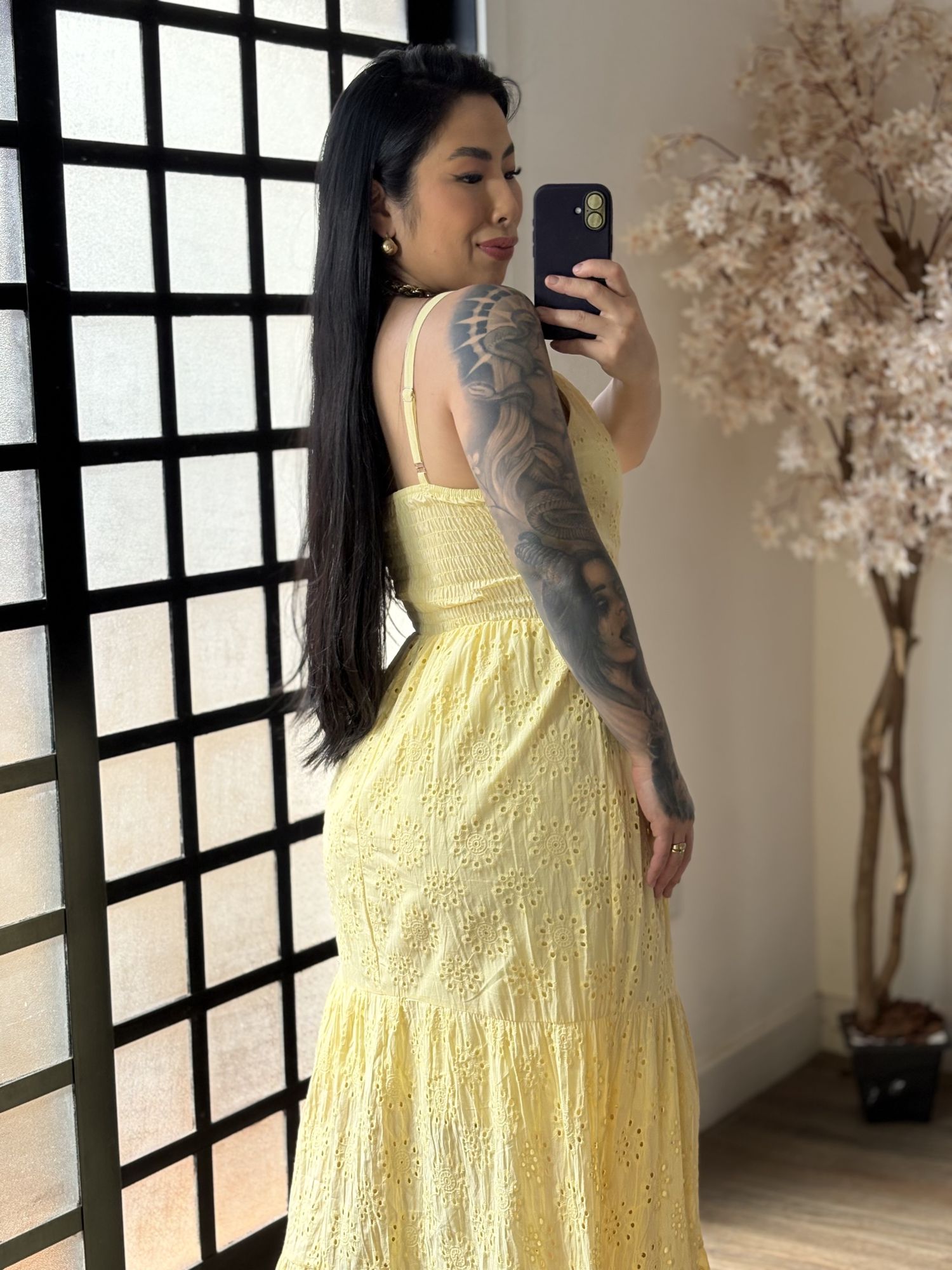 Vestido Lese Maelle 1003 - Amarelo C011