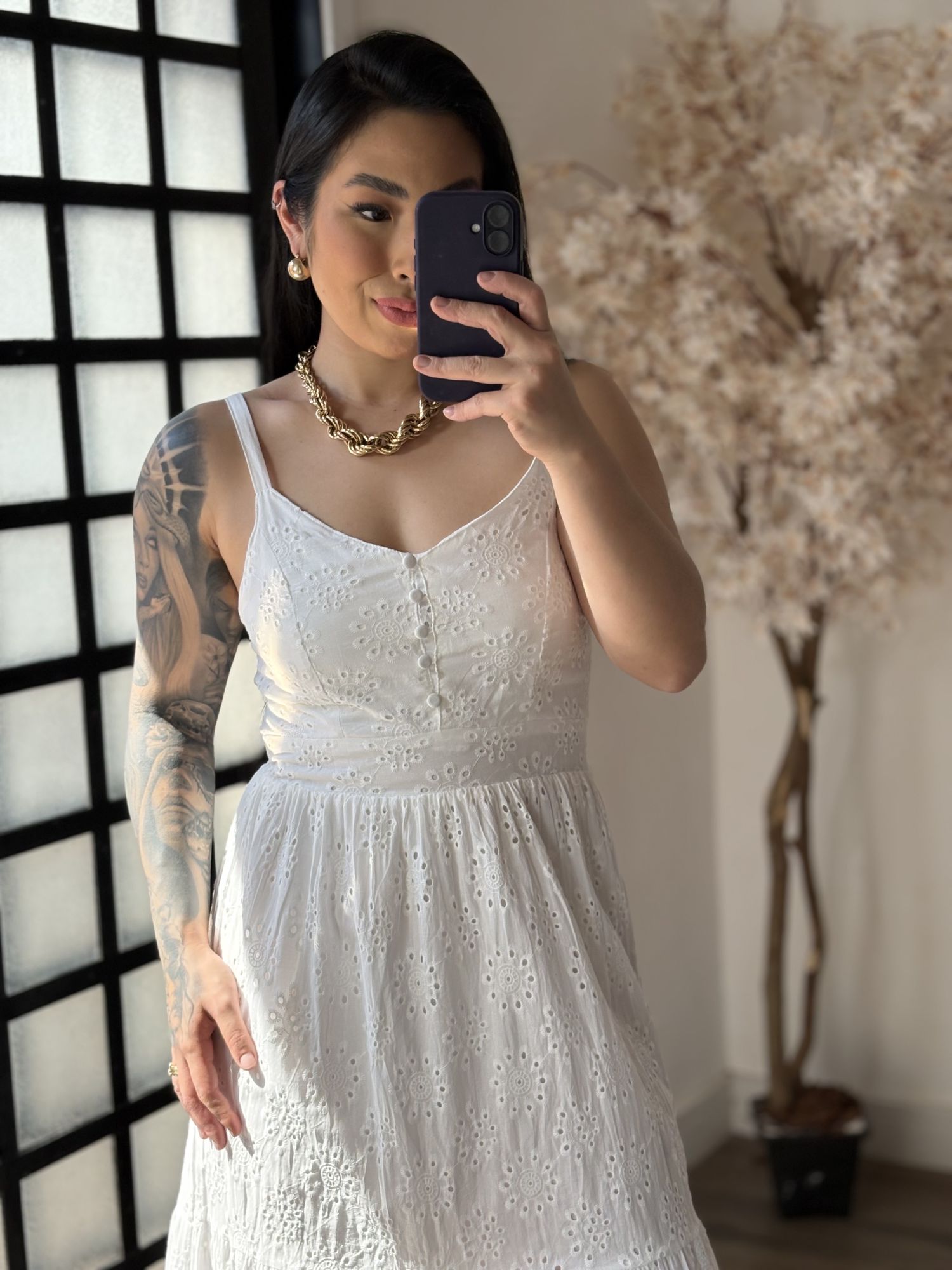 Vestido Lese Maelle 1003 - Branco C011