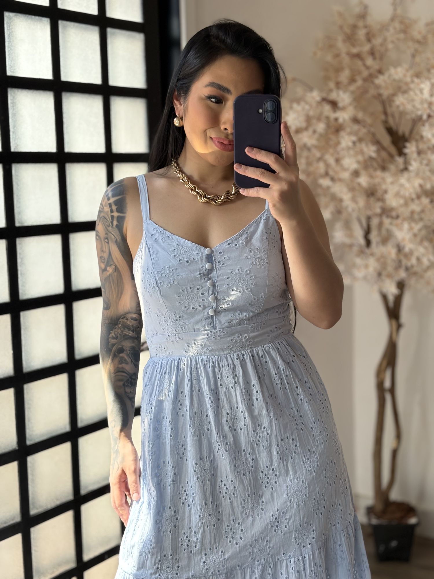 Vestido Lese Maelle 1003 - Azul C011