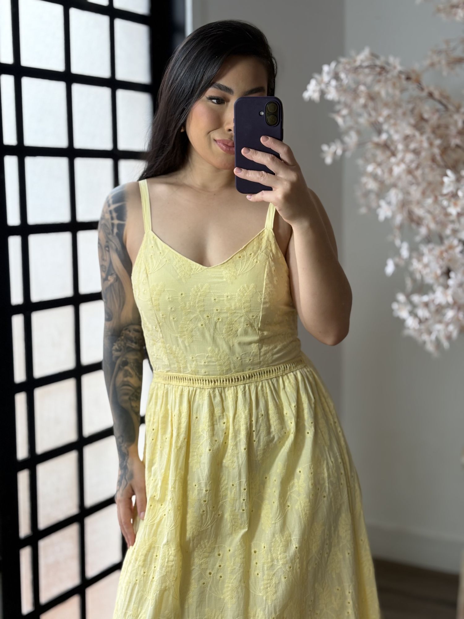 Vestido Longo Lese Nany 1002 - Amarelo C038