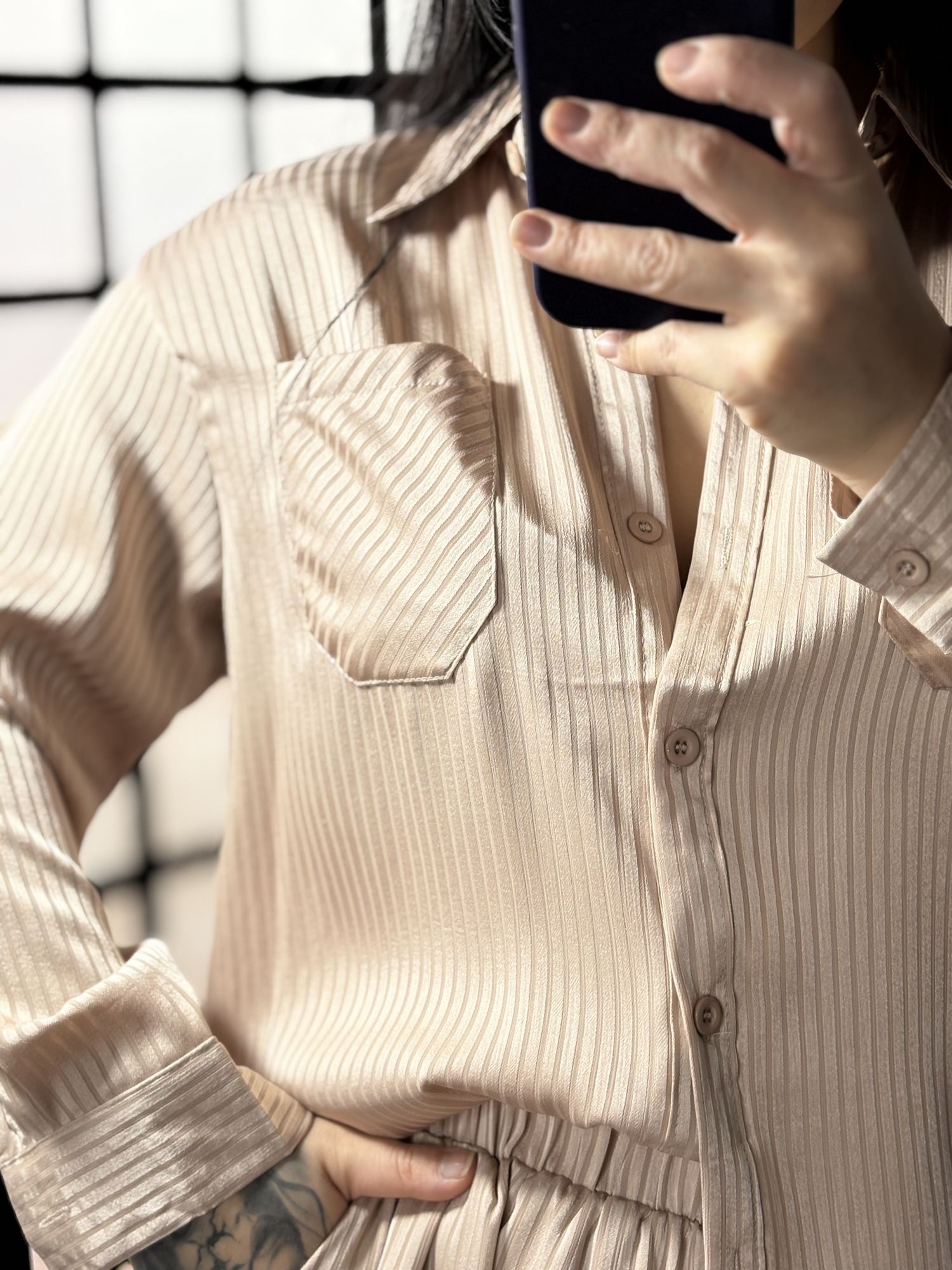 Conjunto Shorts Ivy MC029 - Marrom Claro C055