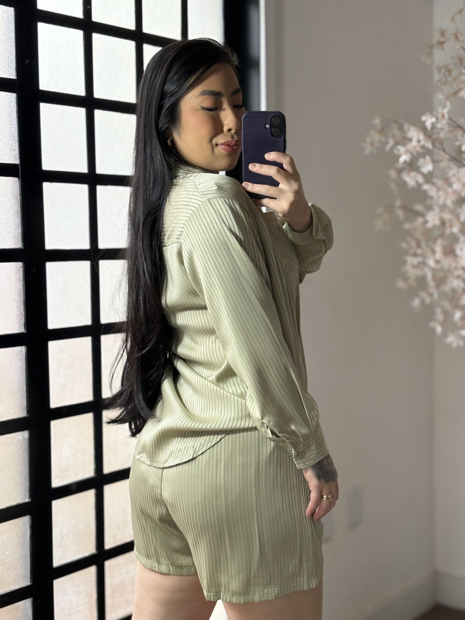 Conjunto Shorts Ivy MX029 - Verde C055