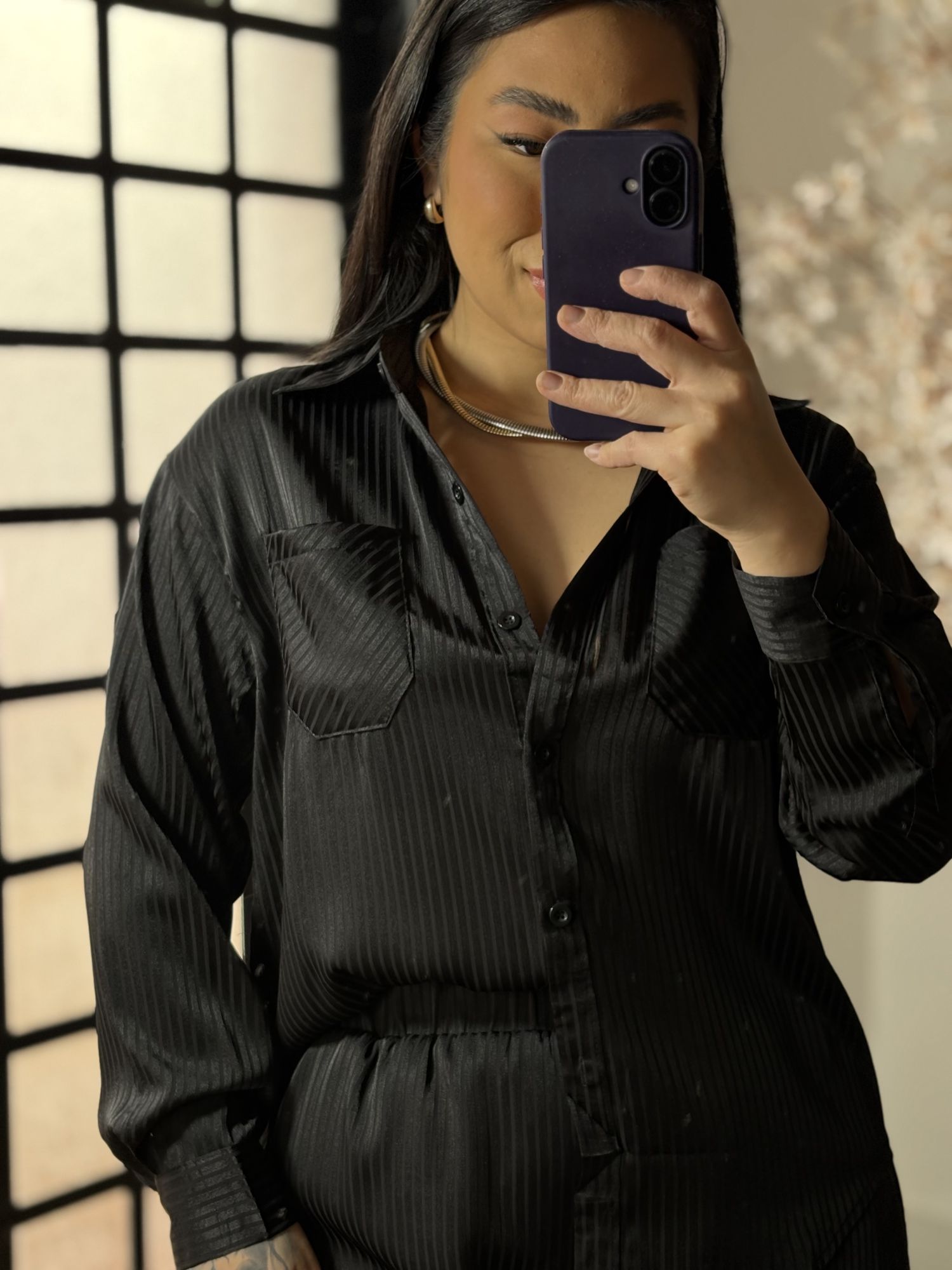 Conjunto Shorts Ivy MC029 - Preto C055