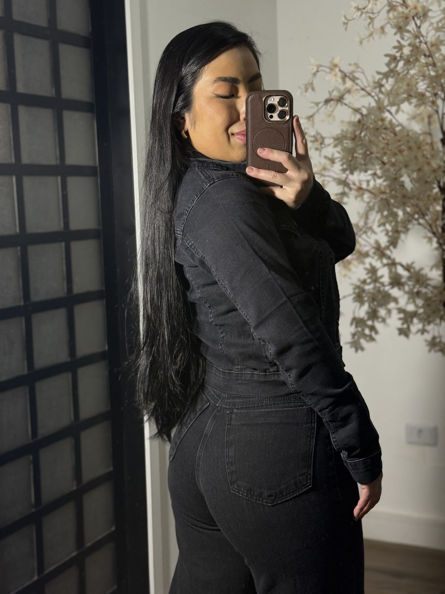 Jaqueta Jeans 1282 - Preto C064