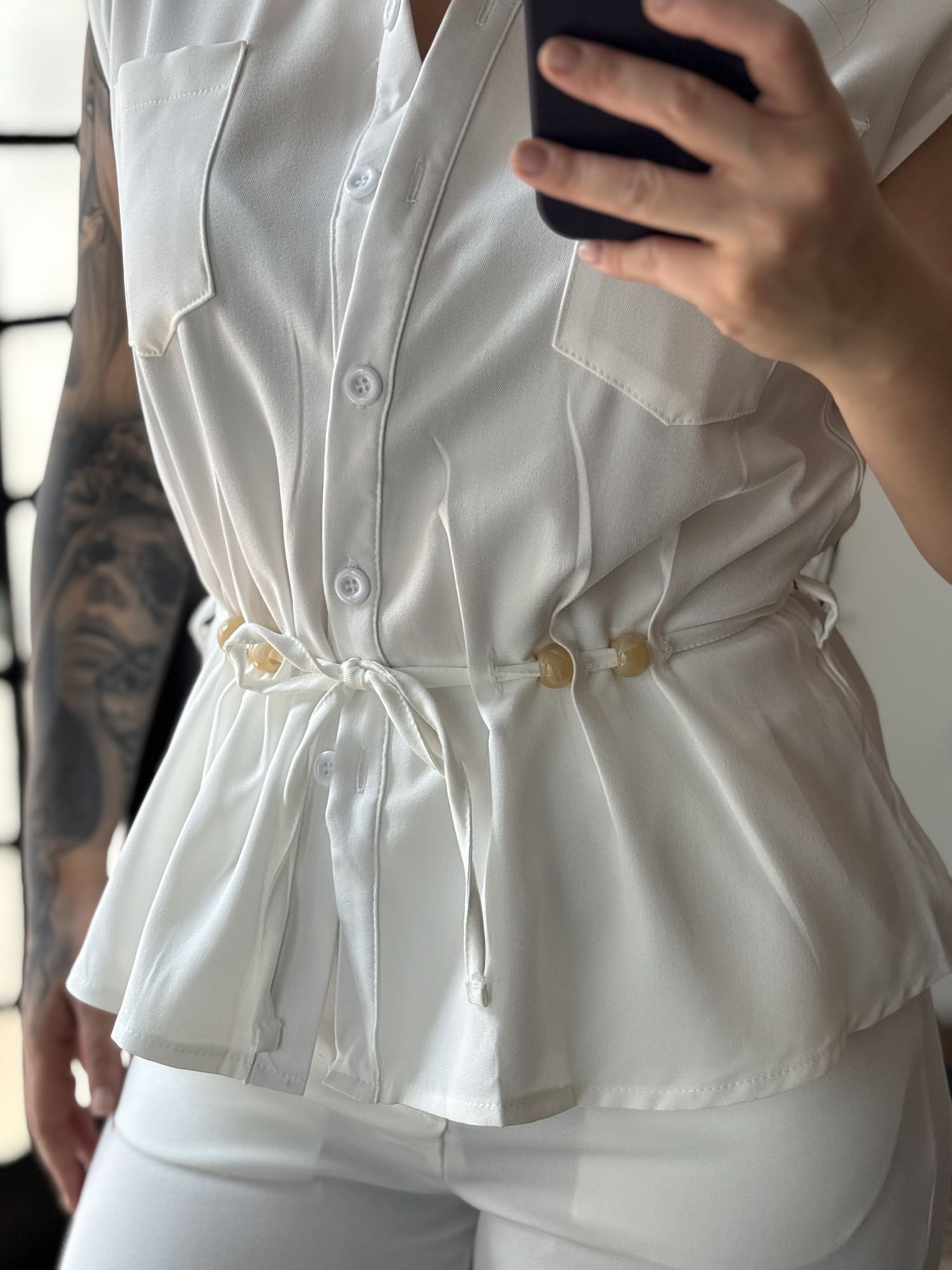 Conjunto Linho Beatriz 396 - Branco C049