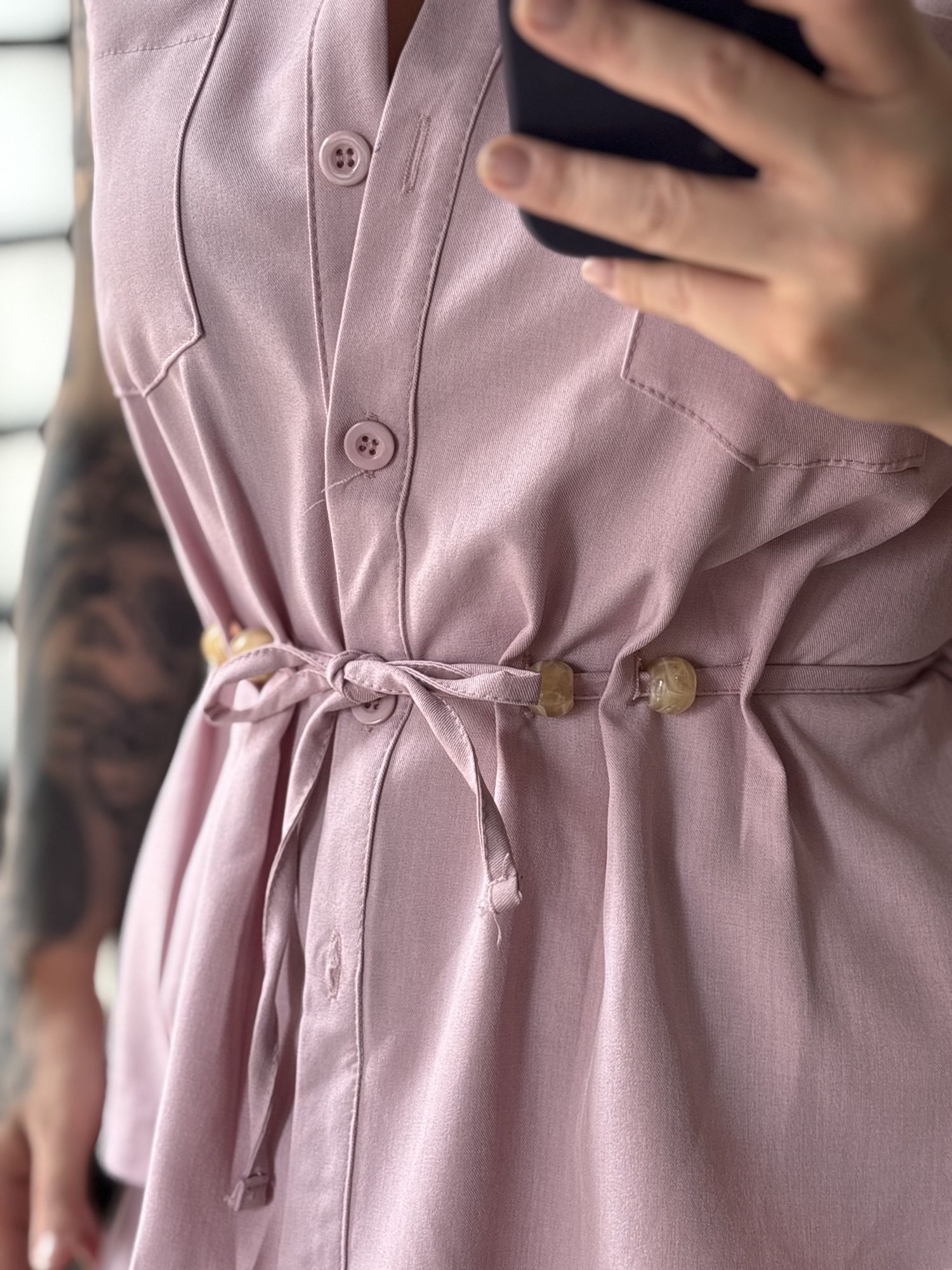 Conjunto Linho Beatriz 396 - Rosa C049