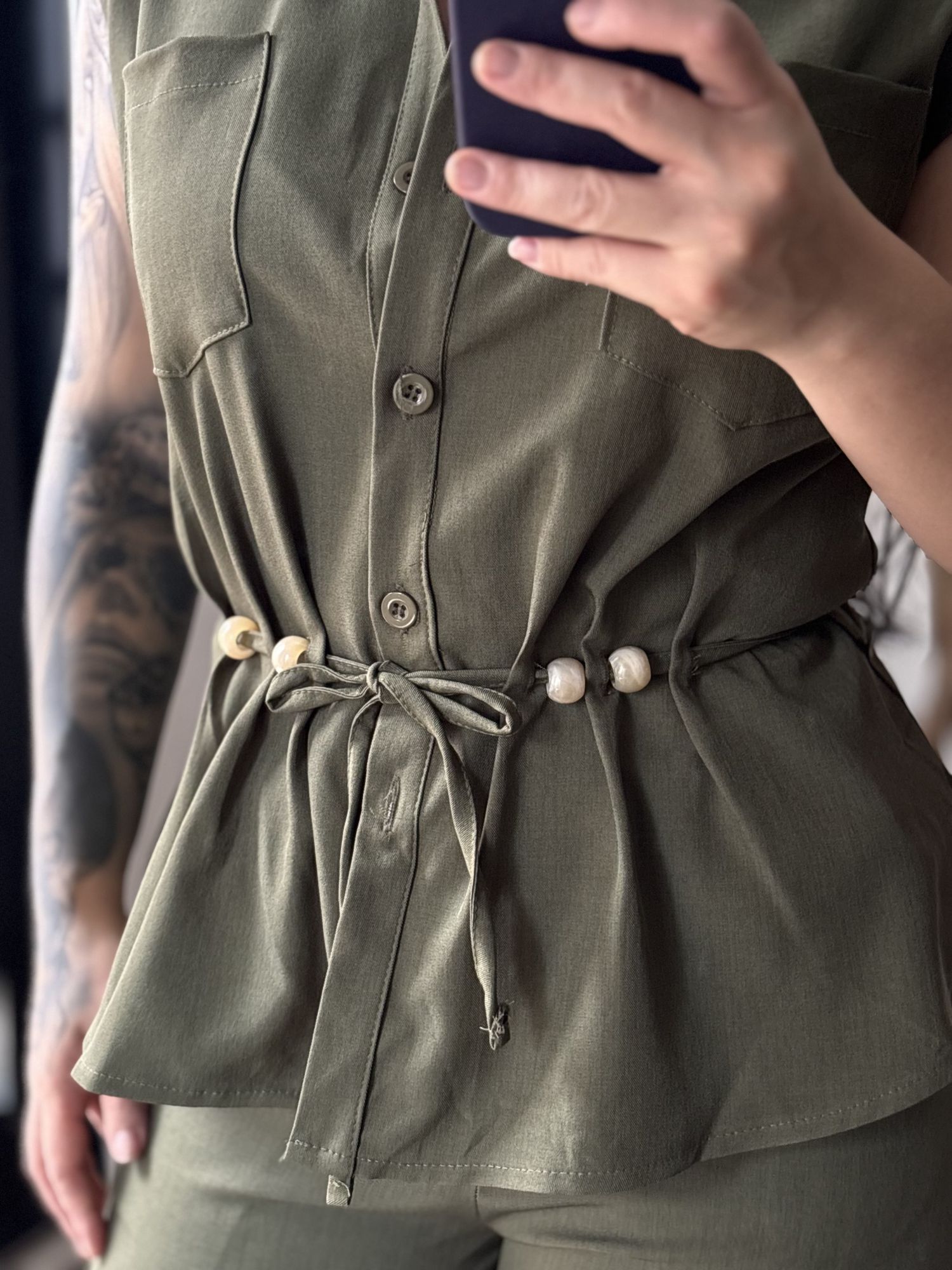 Conjunto Linho Beatriz 396 - Verde C049