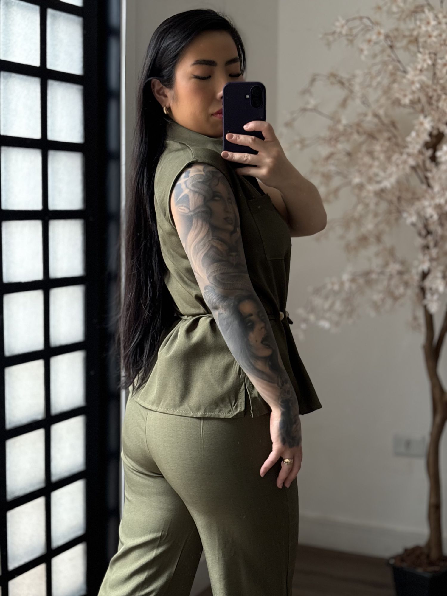 Conjunto Linho Beatriz 396 - Verde C049