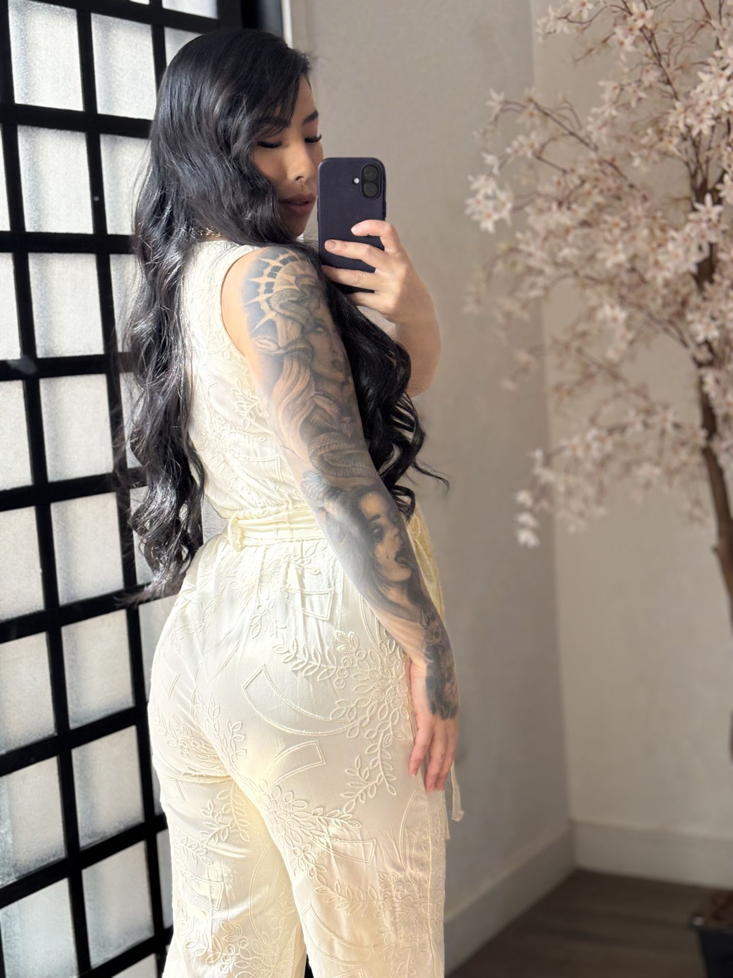 Macacão Bordado Giulia 9516 - Amarelo C038