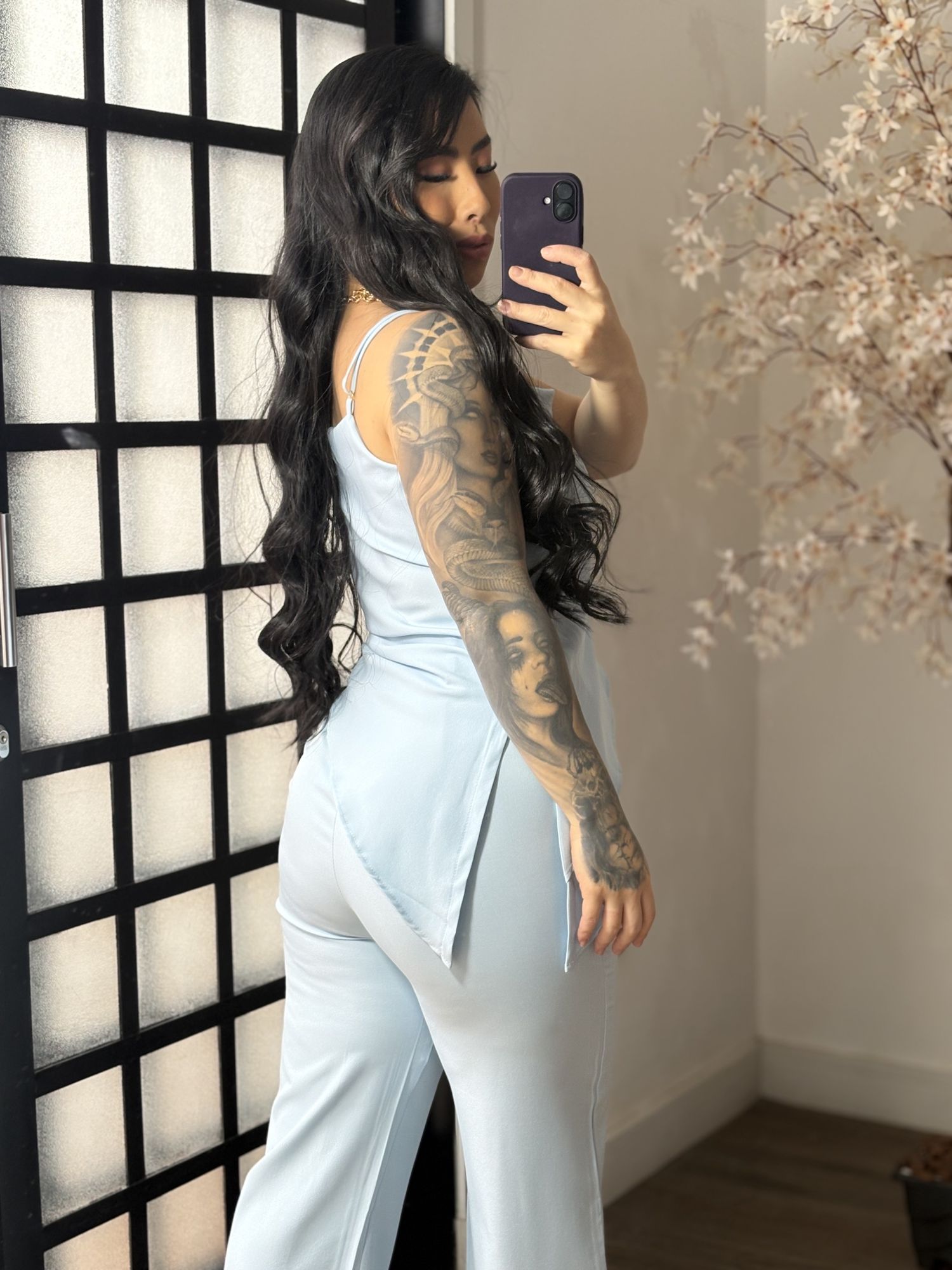 Conjunto Alfaiataria Gabi 6091 - Azul Claro C017