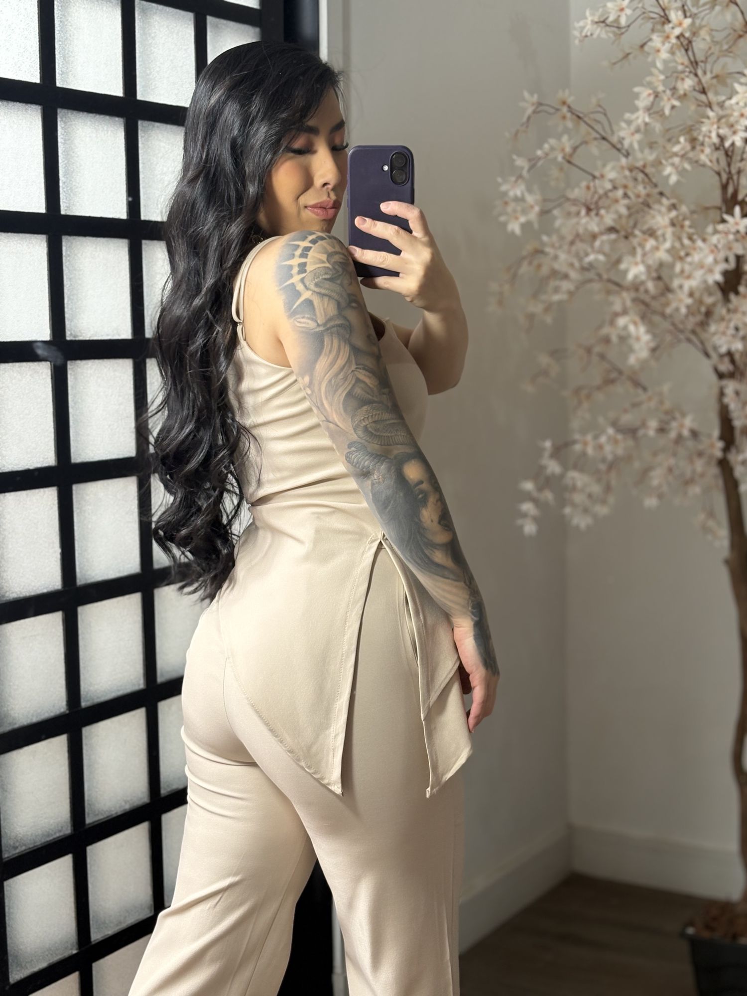 Conjunto Alfaiataria Gabi 6091 - Bege C017