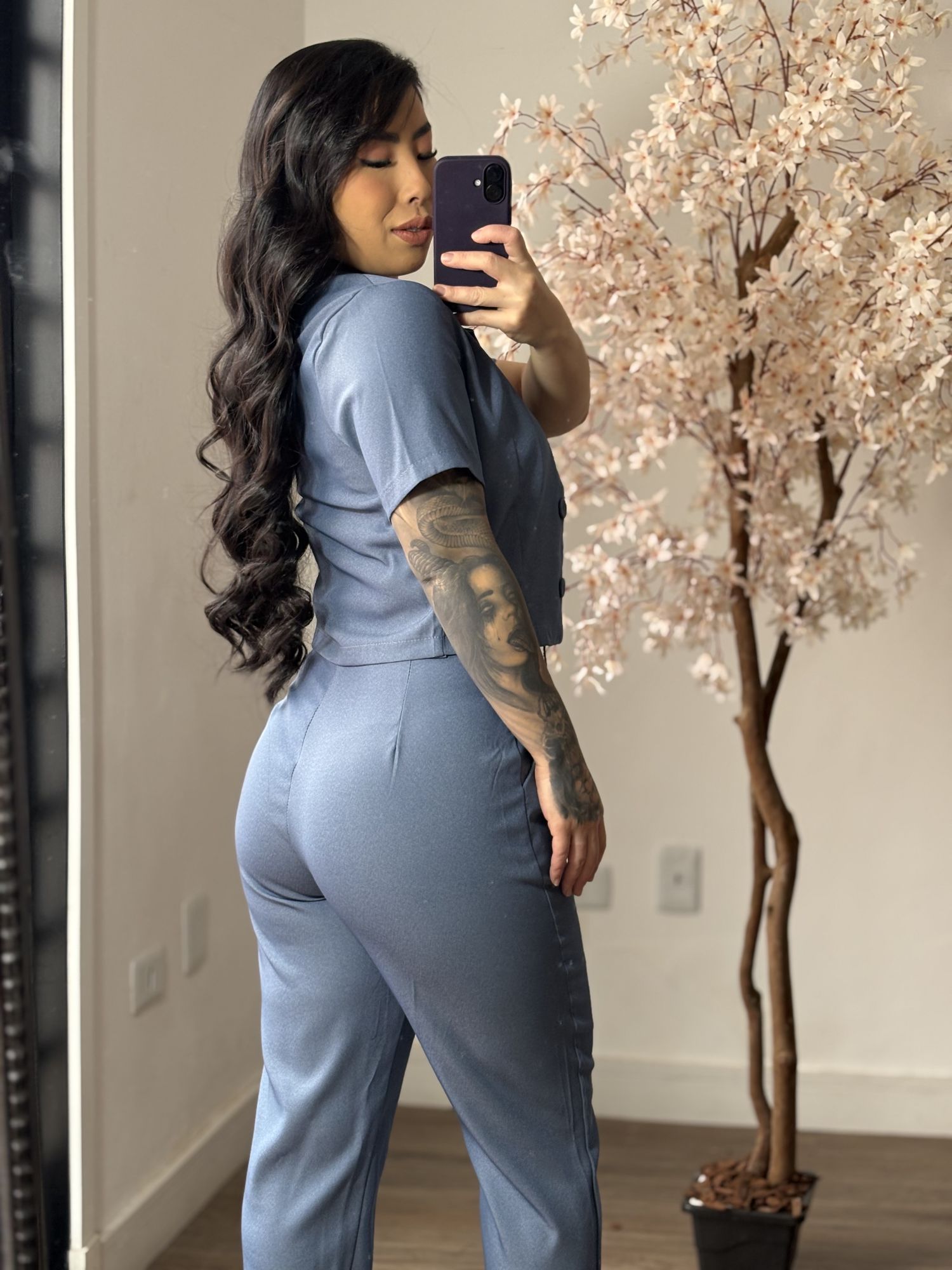 Conjunto Alfaiataria Lina 9155 - Azul C020