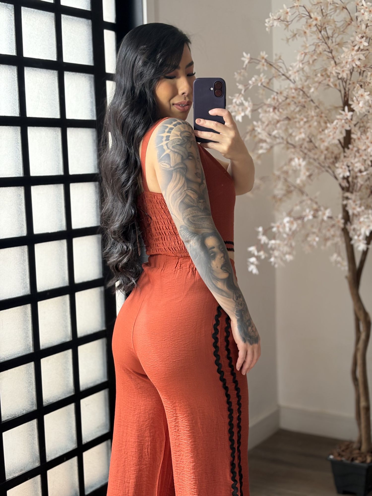 Conjunto Marrant Bordado Flávia 372 - Telha C024