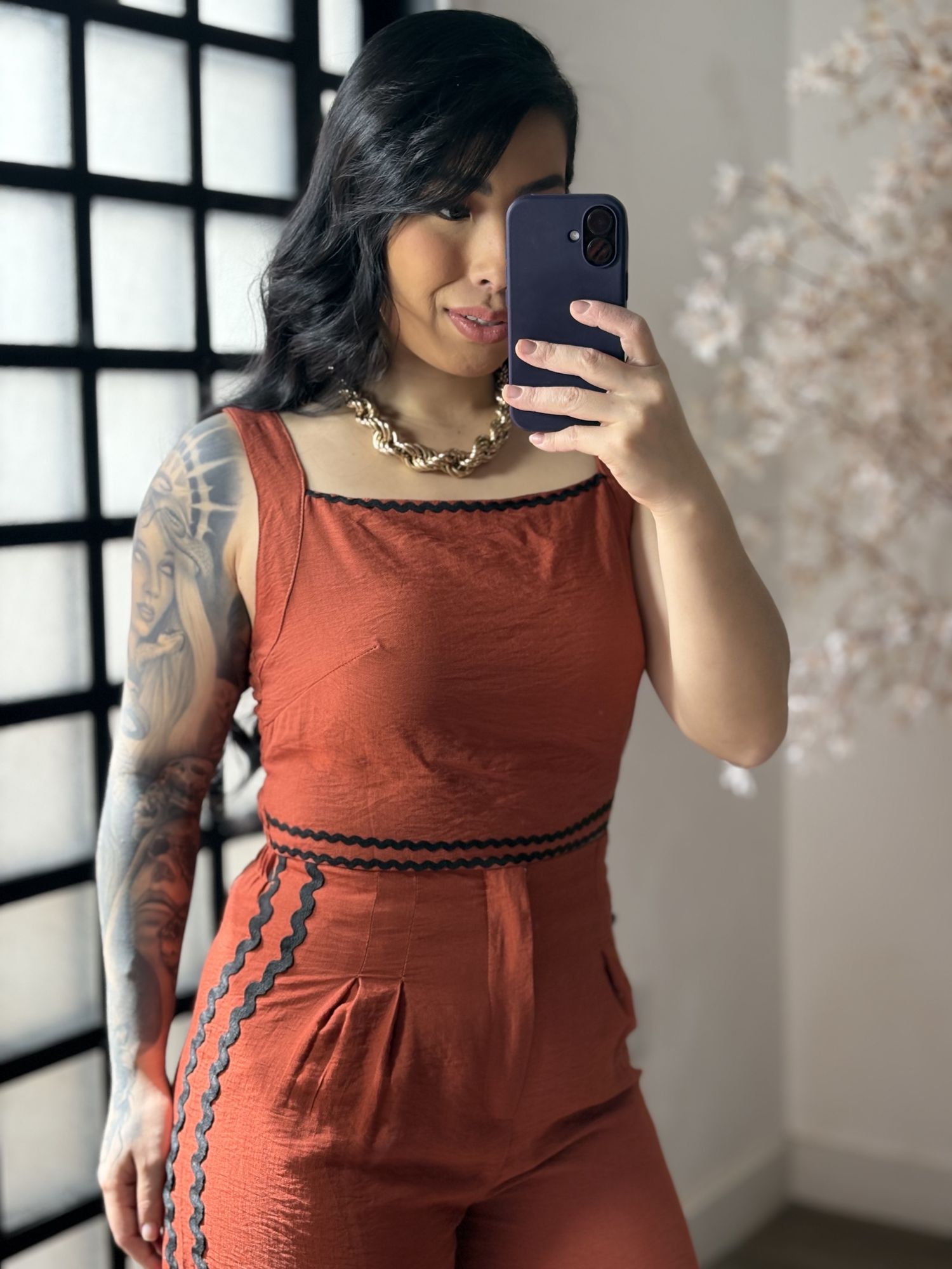 Conjunto Marrant Bordado Flávia 372 - Telha C024