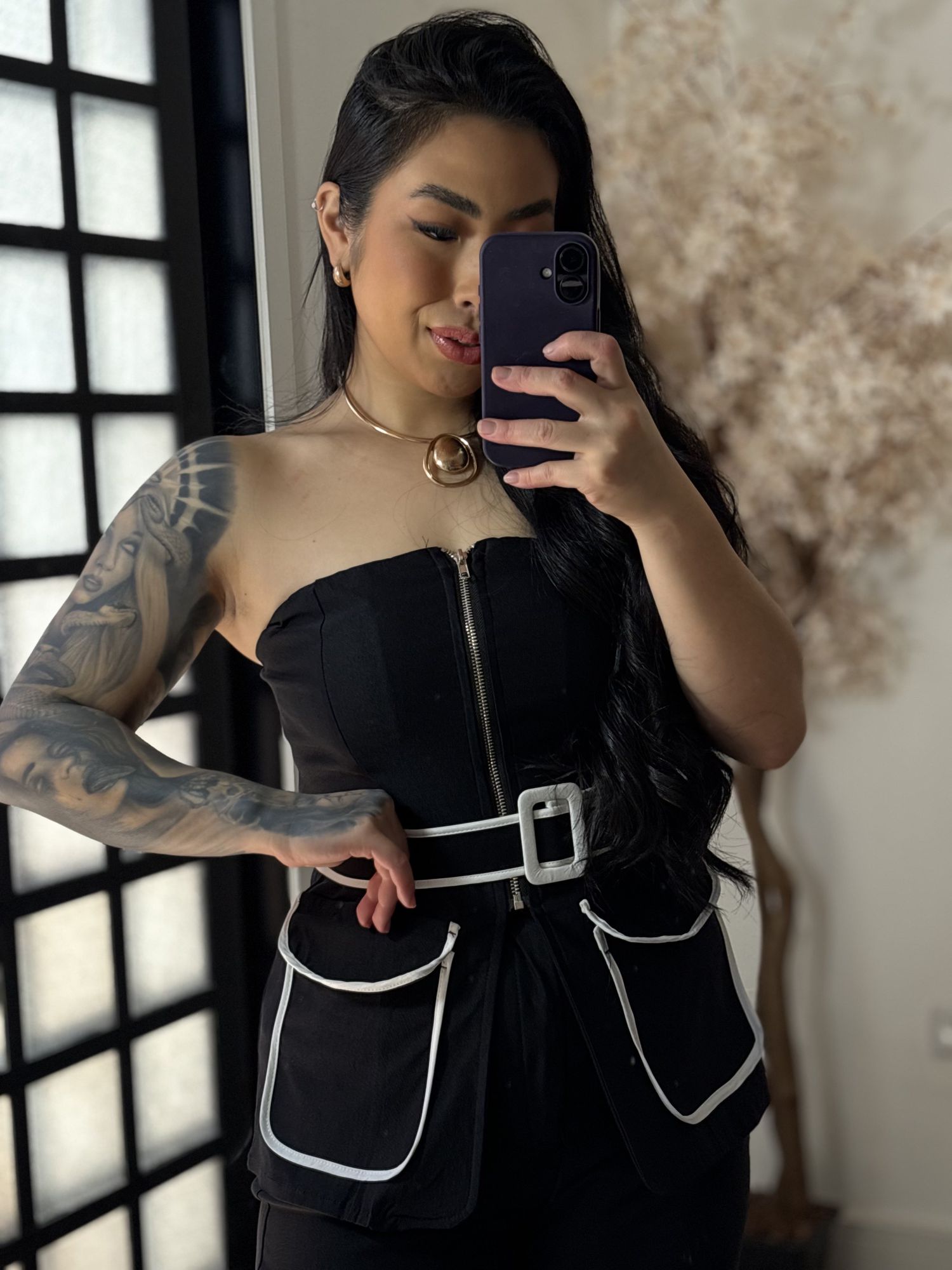 Conjunto Calça Viscose Luana 3278 - Preto C057