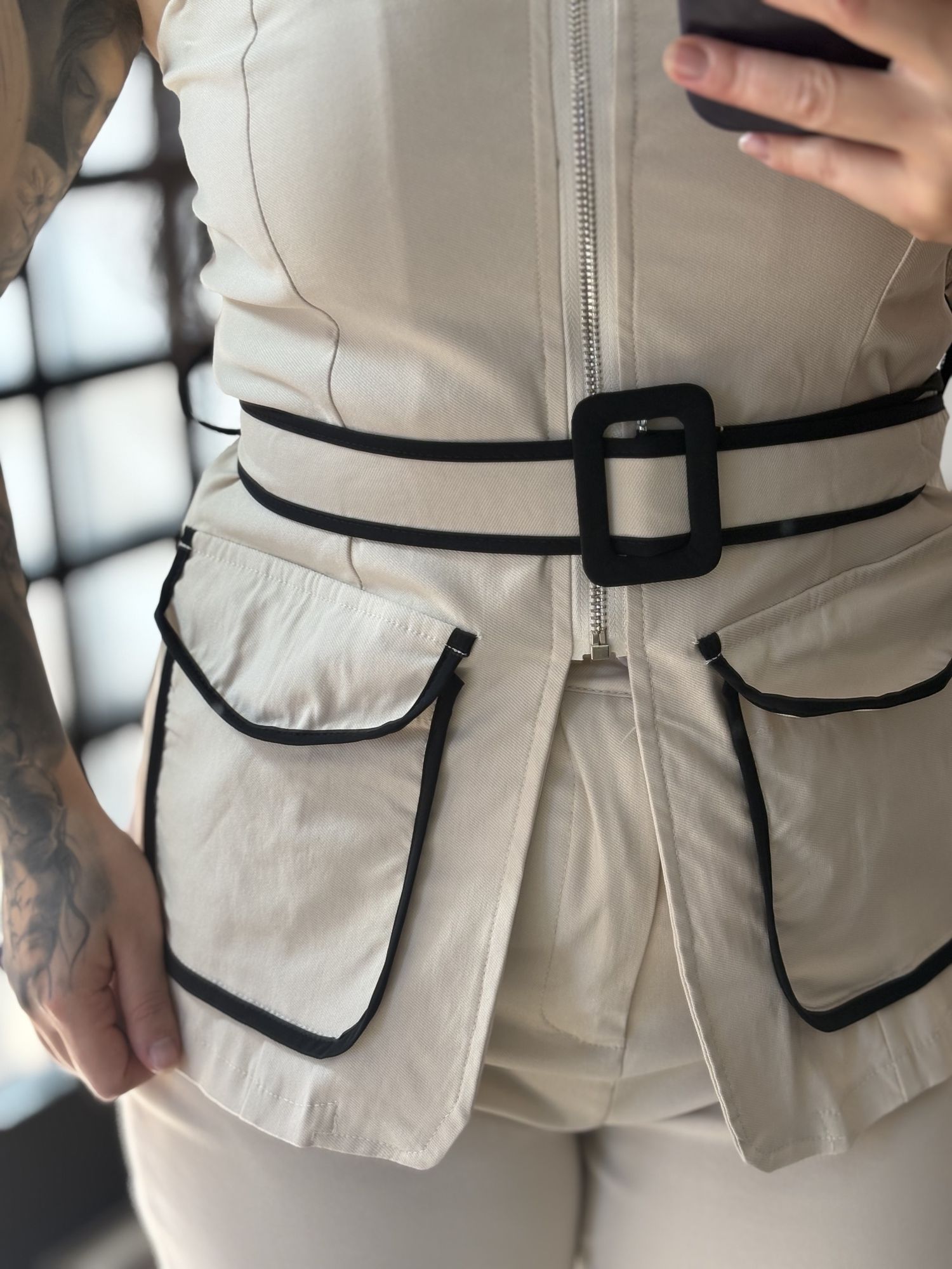 Conjunto Calça Viscose Luana 3278 - Bege C057