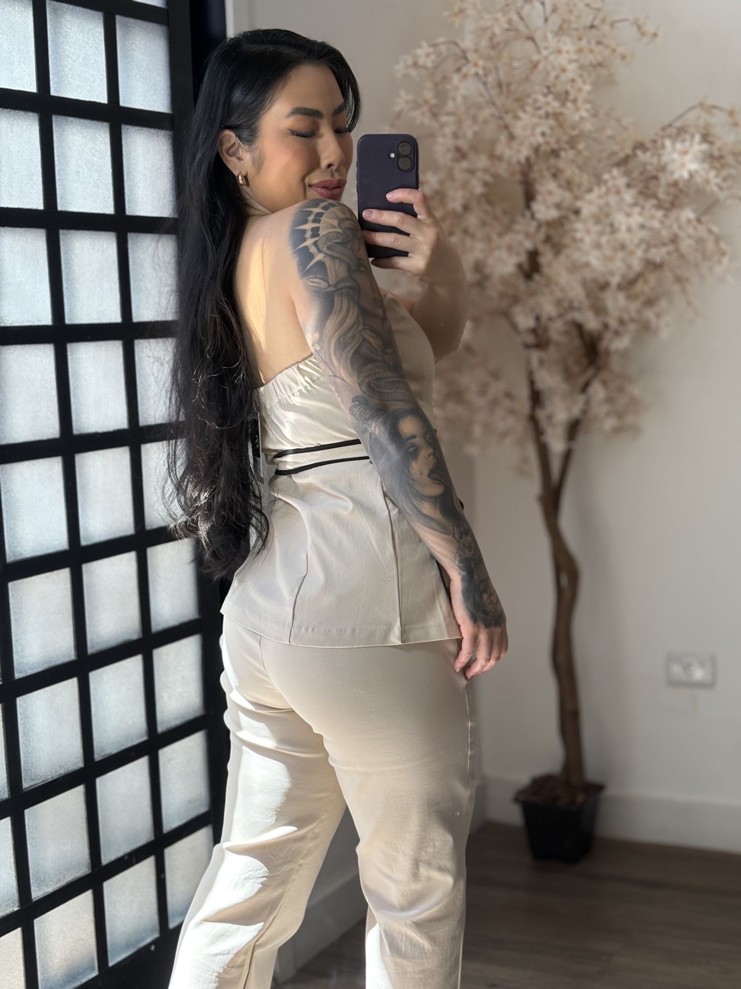 Conjunto Calça Viscose Luana 3278 - Bege C057