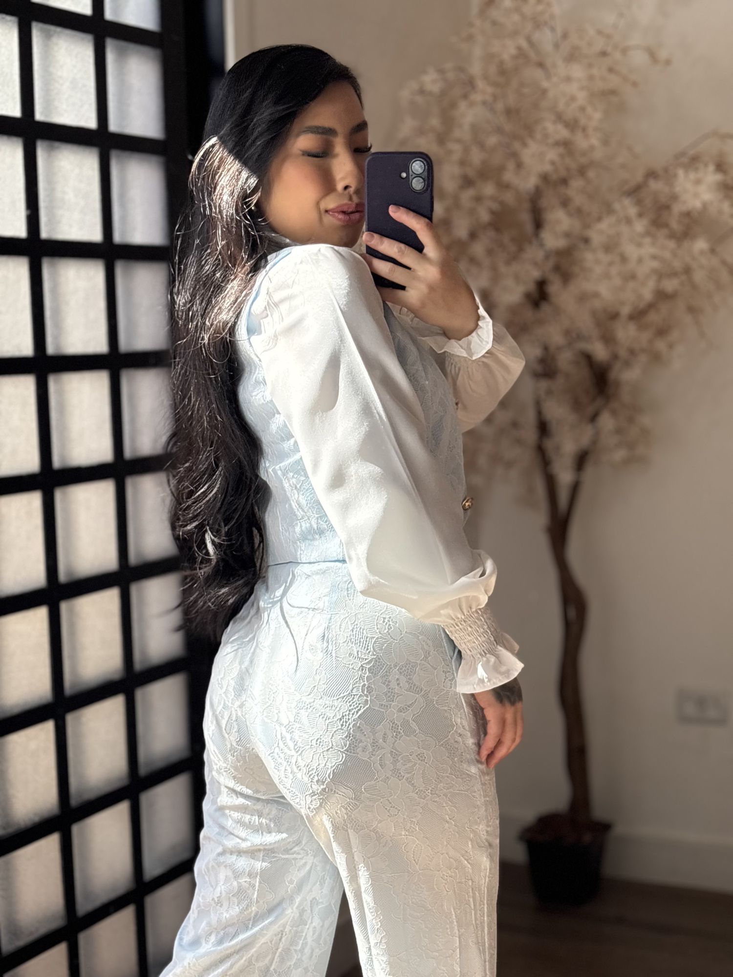 Conjunto Rendado Jade M031 - Azul C064