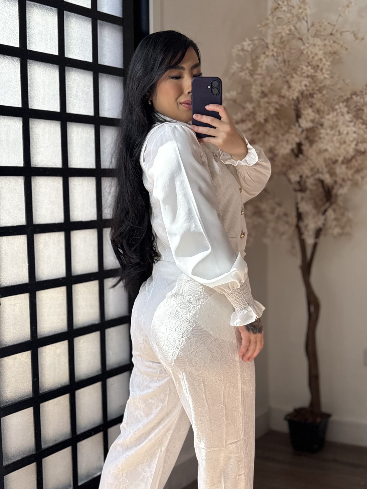 Conjunto Rendado Jade M031 - Branco C064