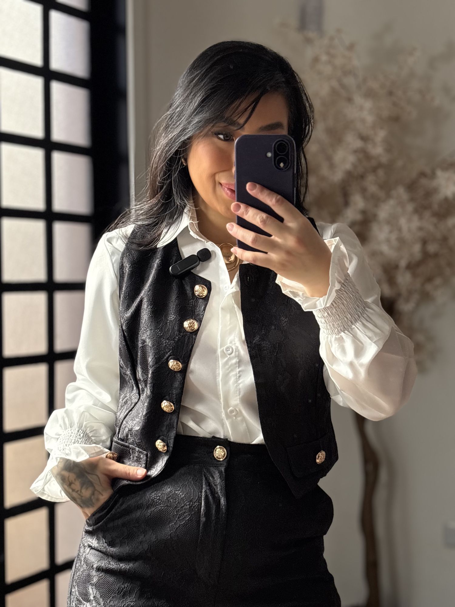 Conjunto Rendado Jade M031 - Preto C064