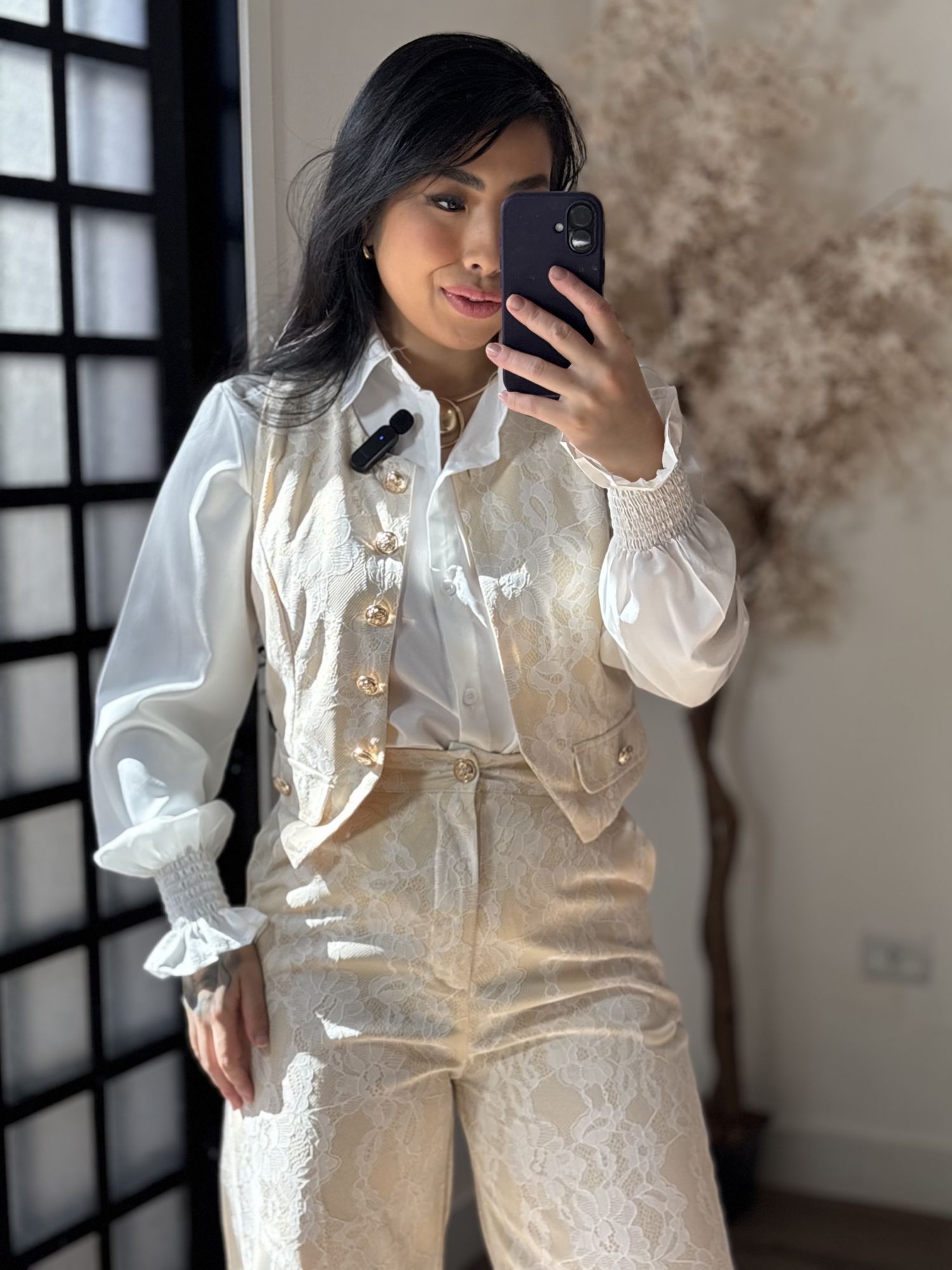 Conjunto Rendado Jade M031 - Bege C064