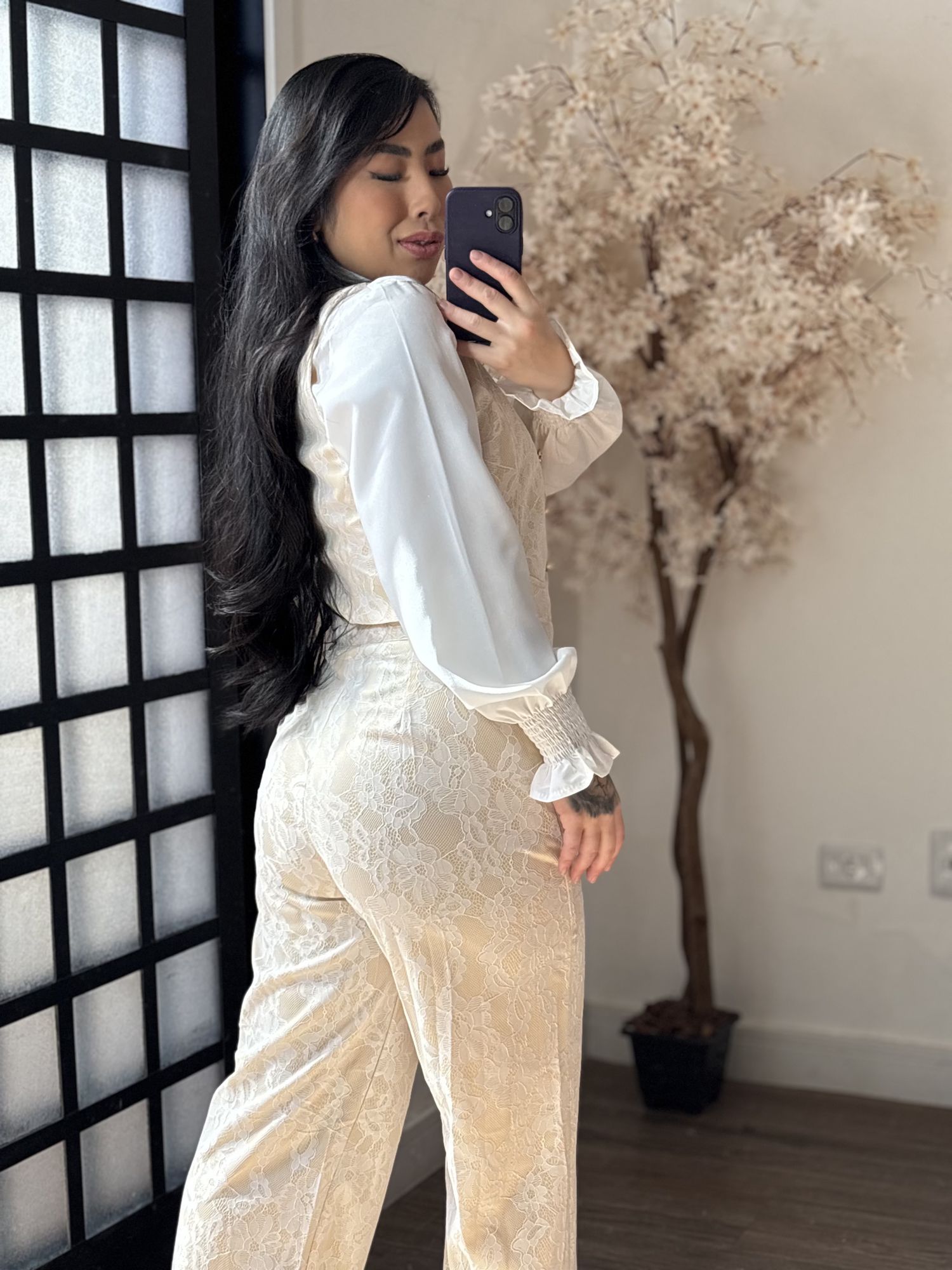 Conjunto Rendado Jade M031 - Bege C064