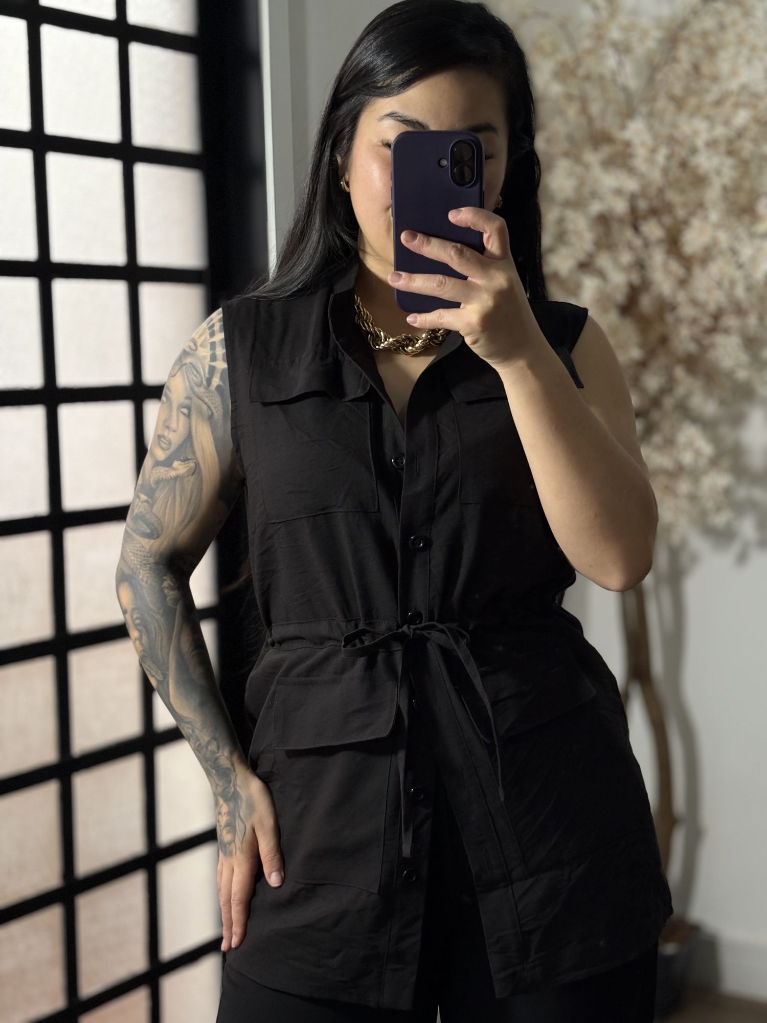 Conjunto Colete 1632 - Preto 