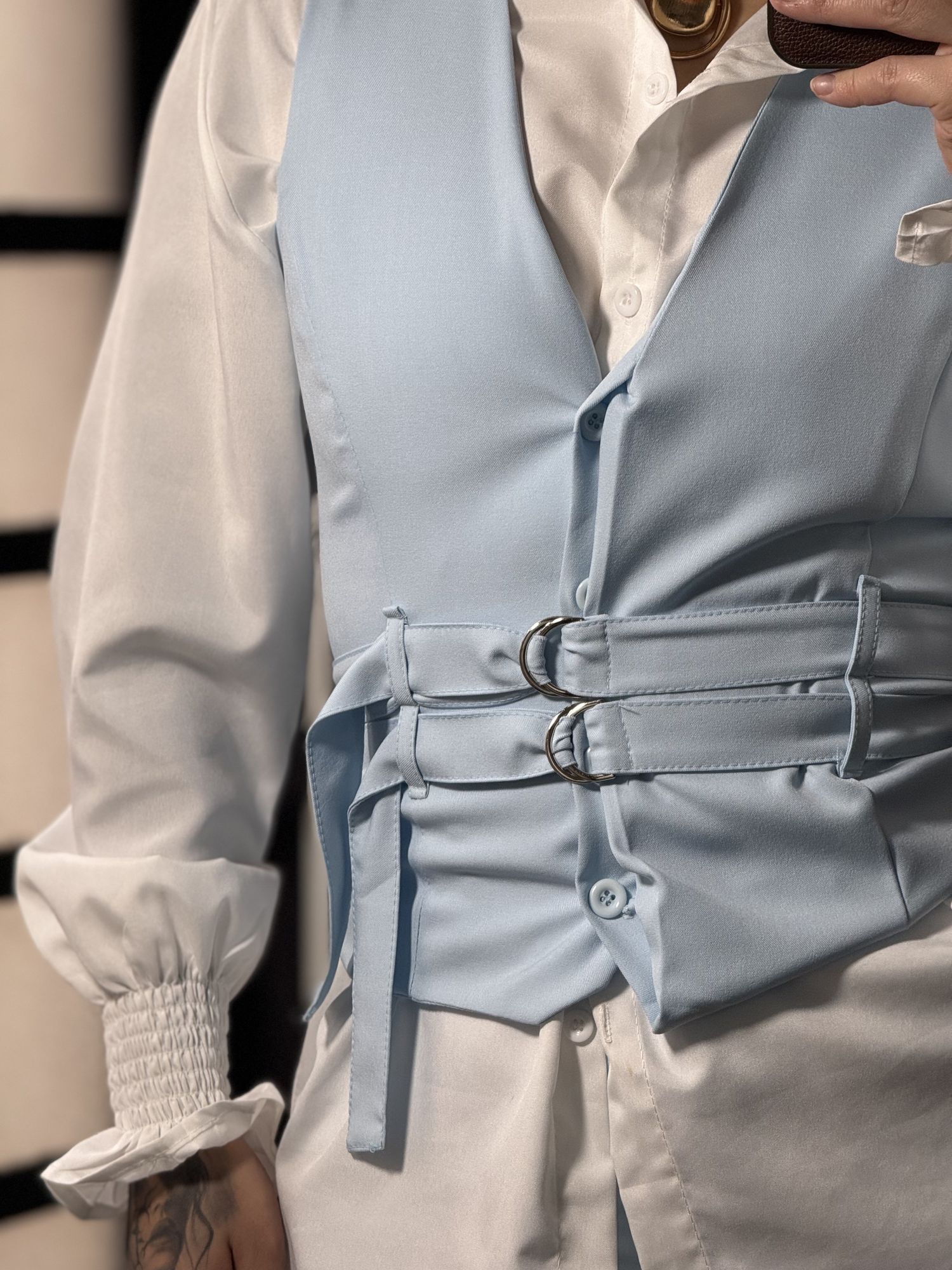 Conjunto Linho Marly 61022 - Azul Claro C025