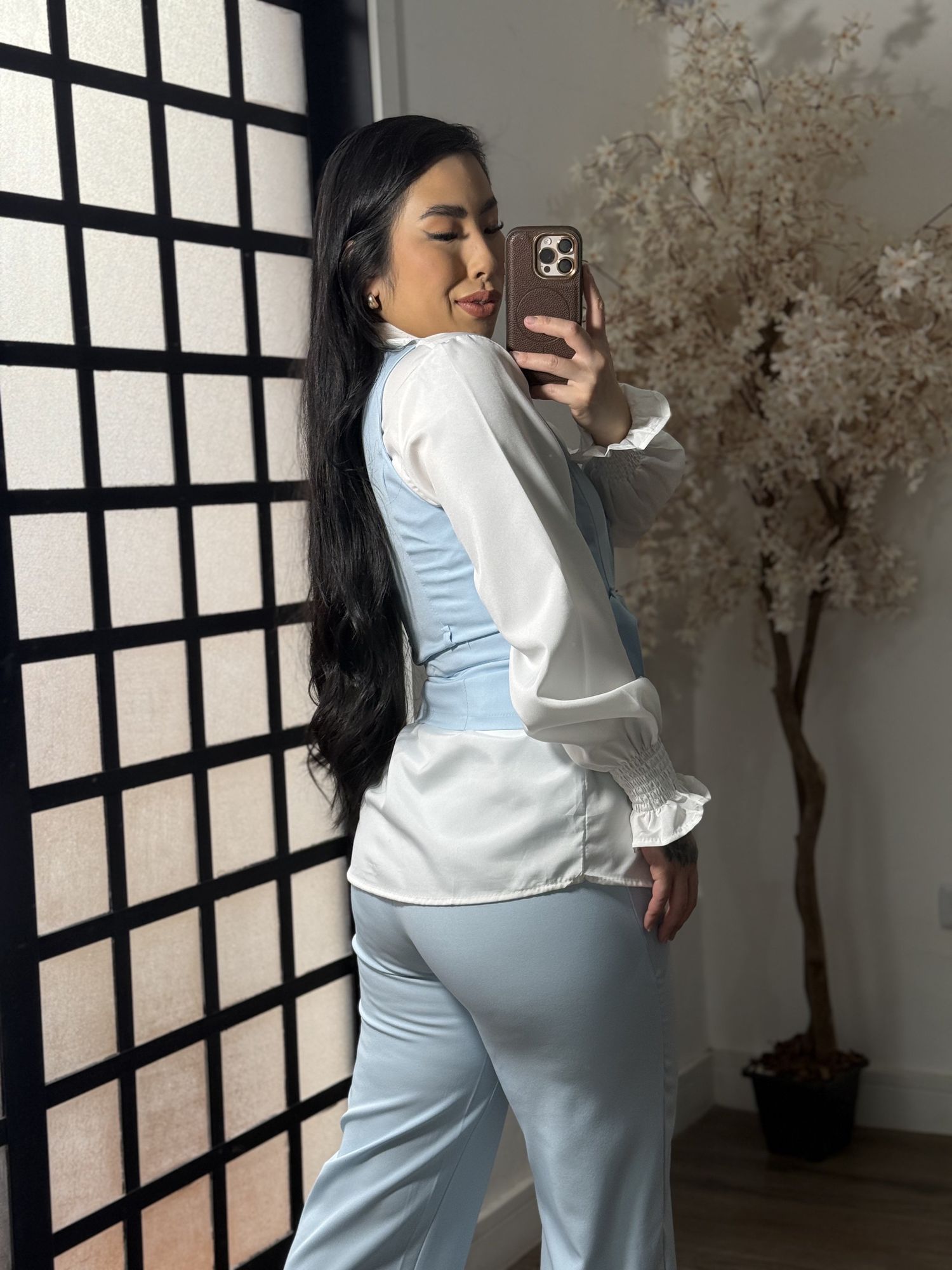 Conjunto Linho Marly 61022 - Azul Claro C025