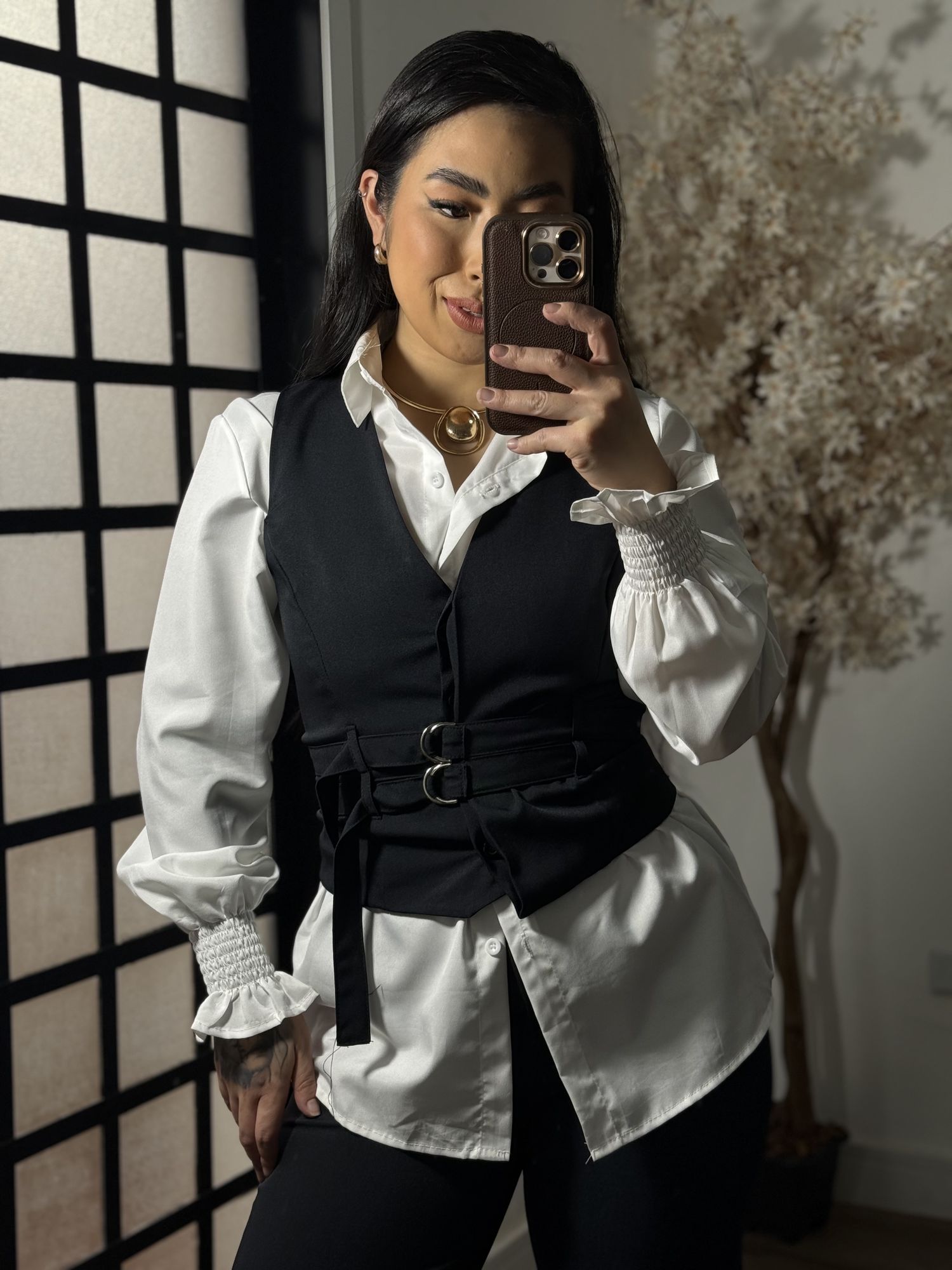 Conjunto Linho Marly 61022 - Preto C025