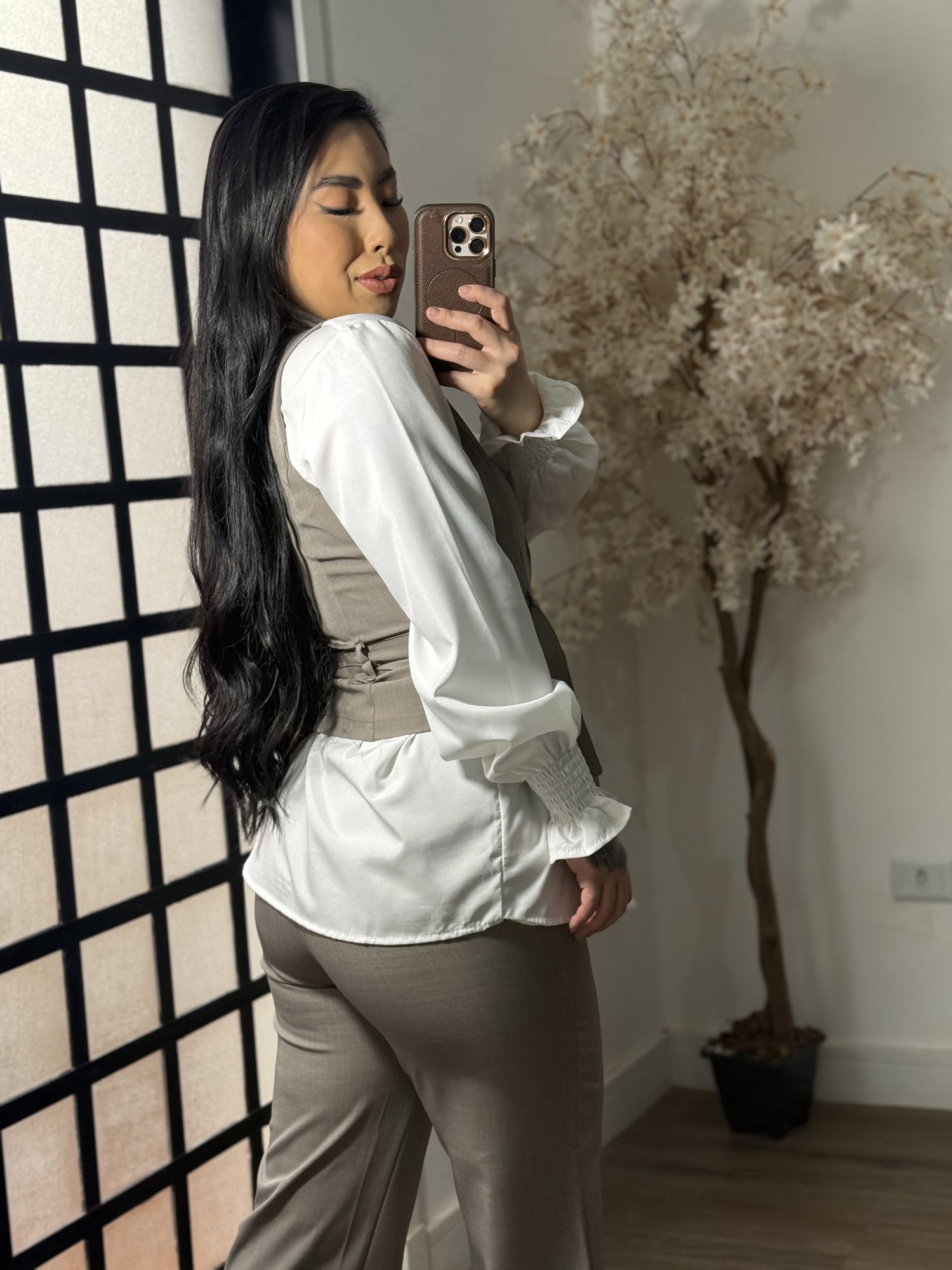 Conjunto Linho Marly 61022 - Cinza C025