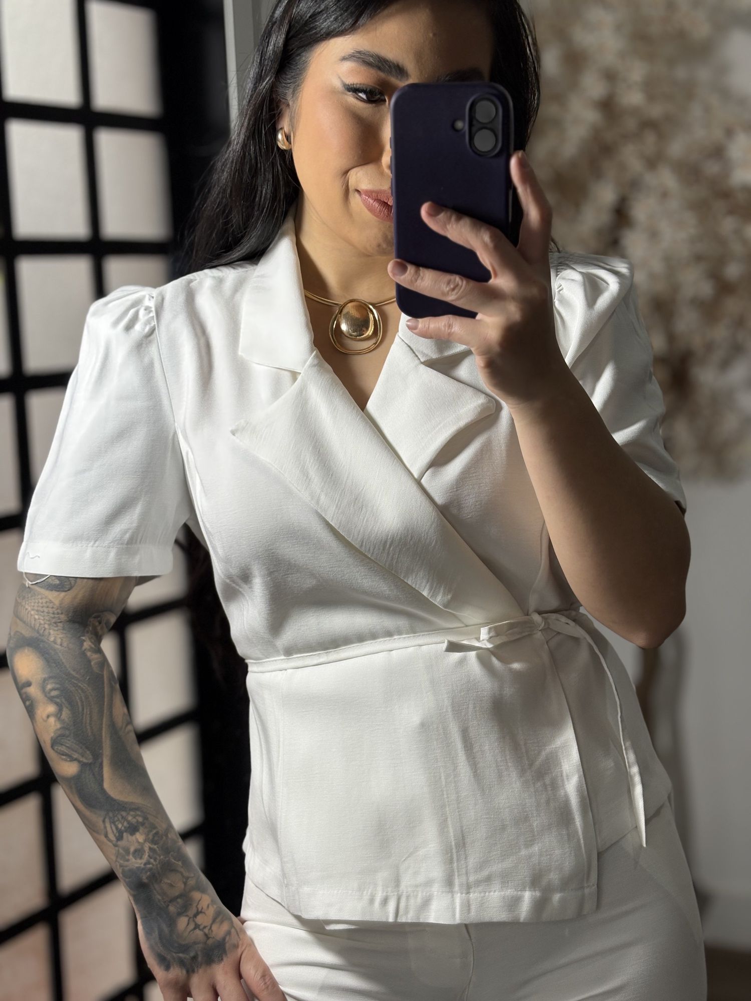 Conjunto Calça Marrant Naomi 1024 - Branco C096