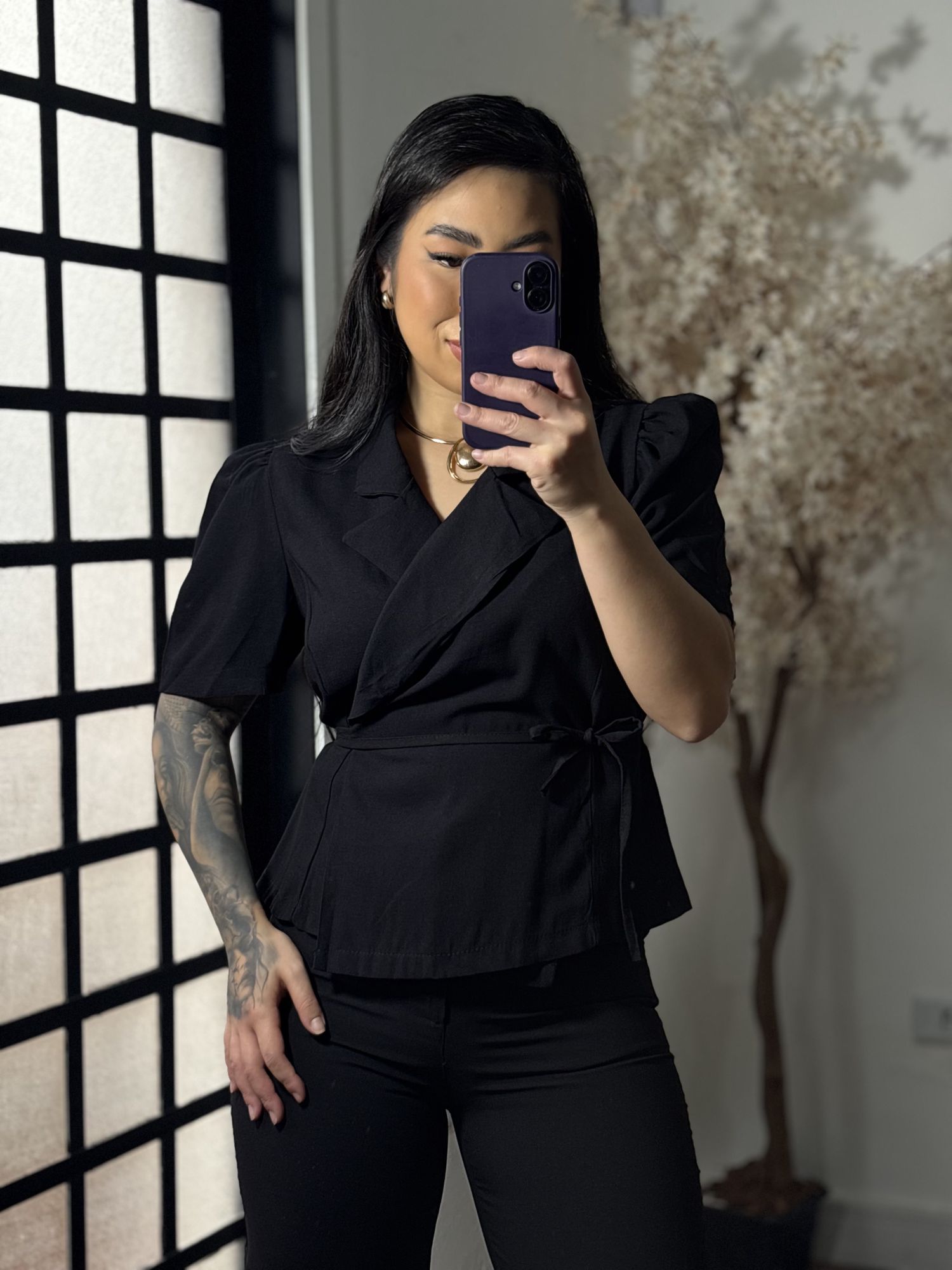 Conjunto Calça Marrant Naomi 1024 - Preto C095