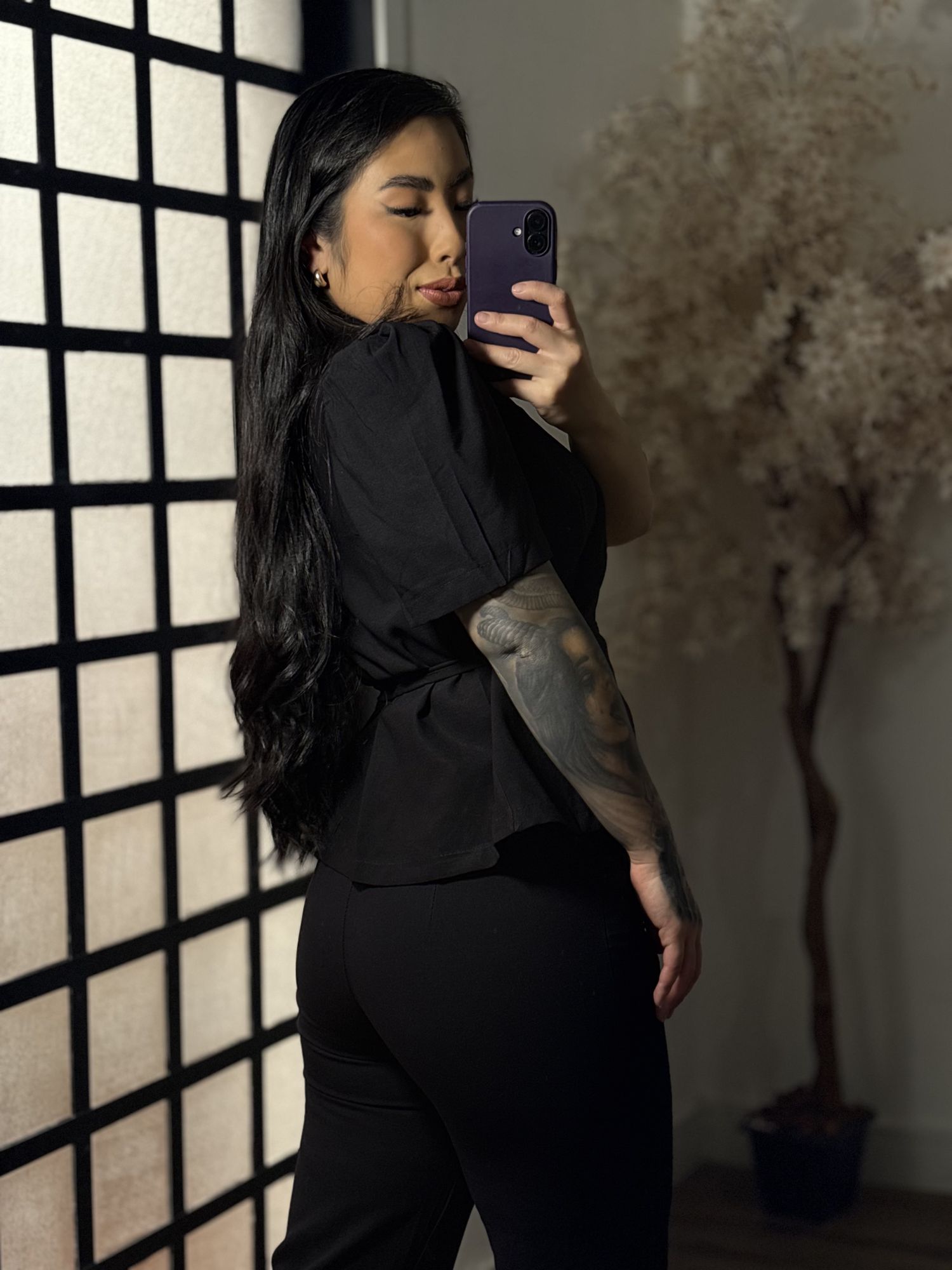 Conjunto Calça Marrant Naomi 1024 - Preto C095