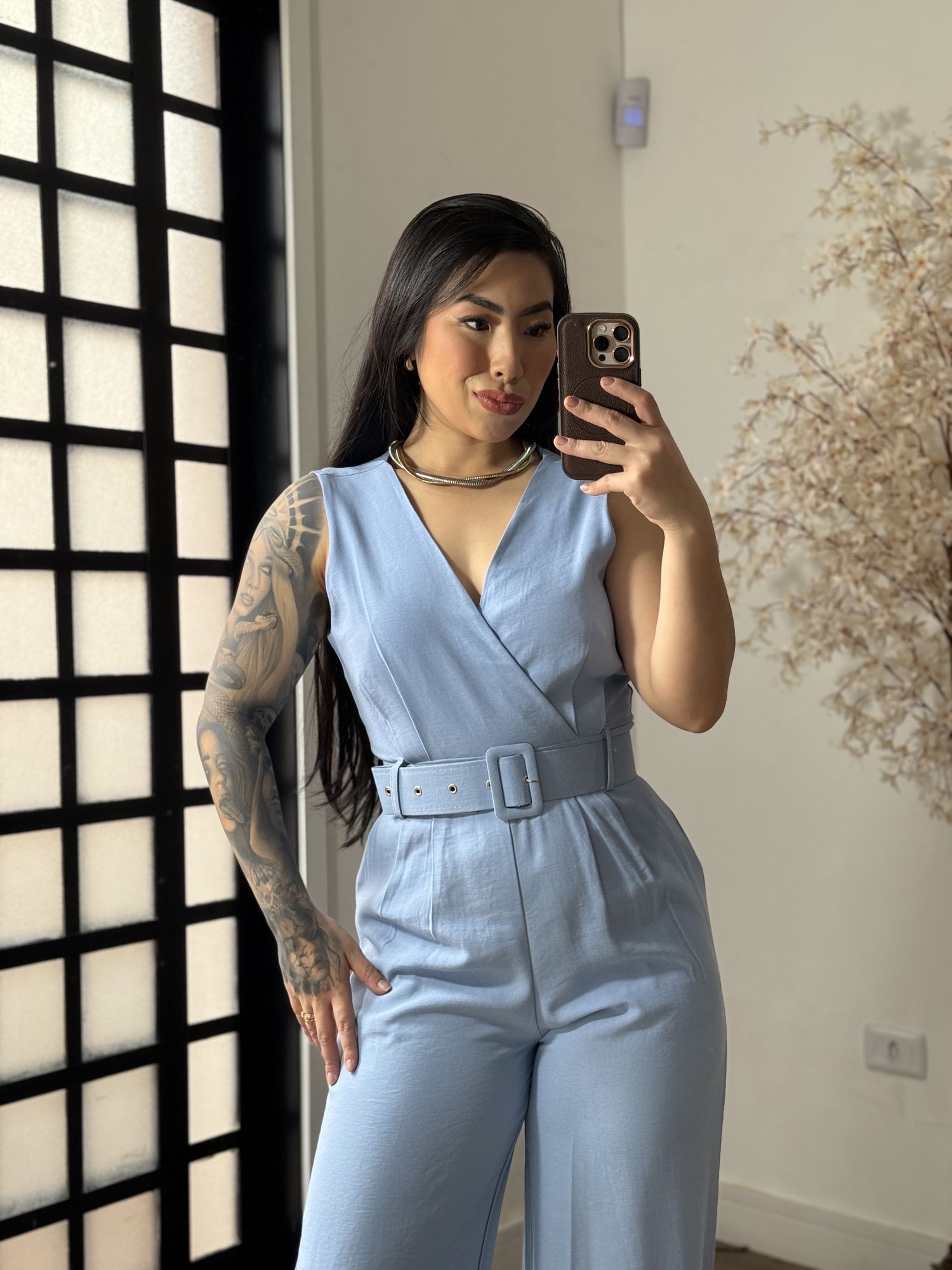 Macacão Longo Marrant Aurora 1008 - Azul C041 