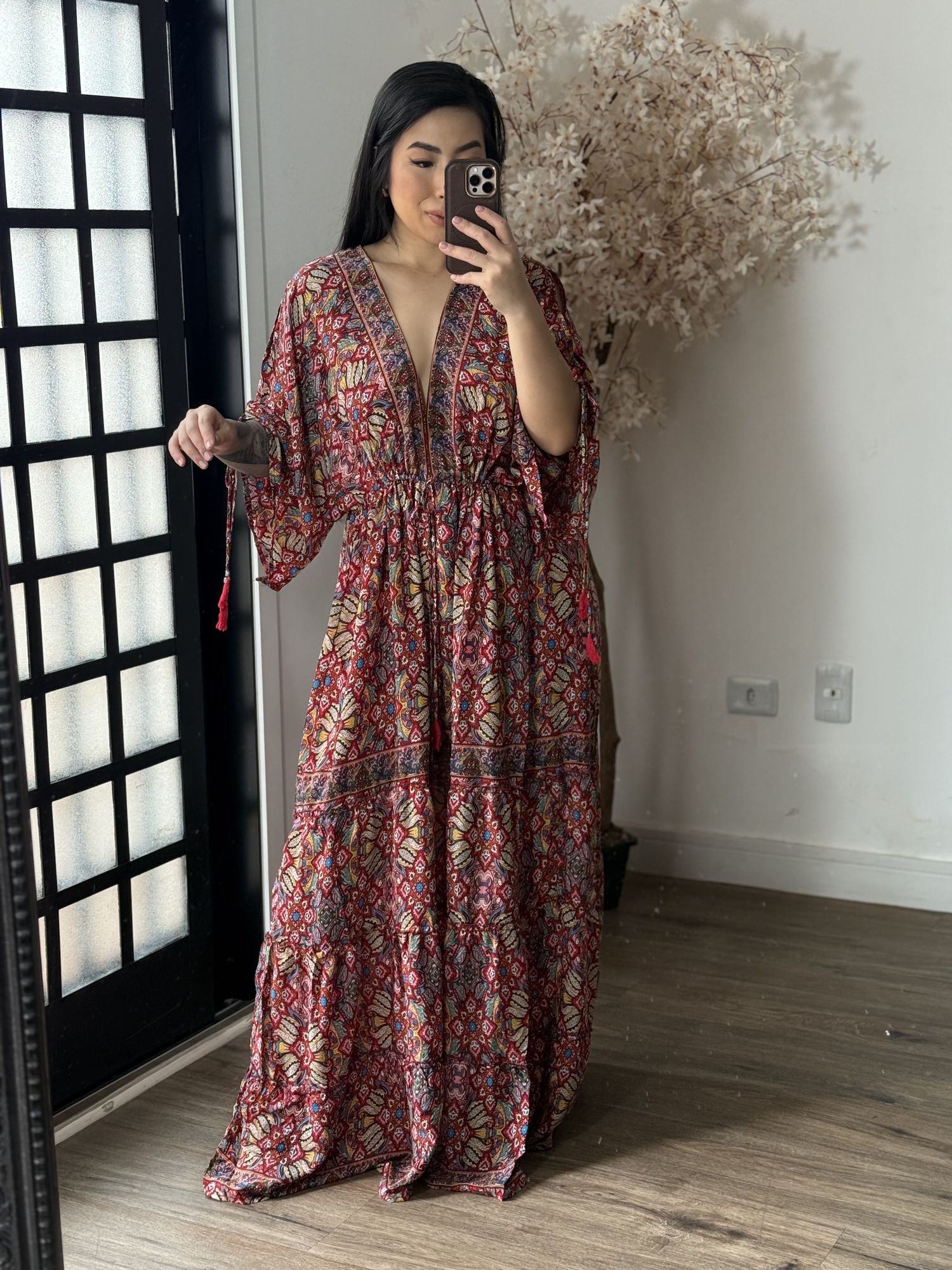 Vestido Manga morcego 4174 - Estampado 05