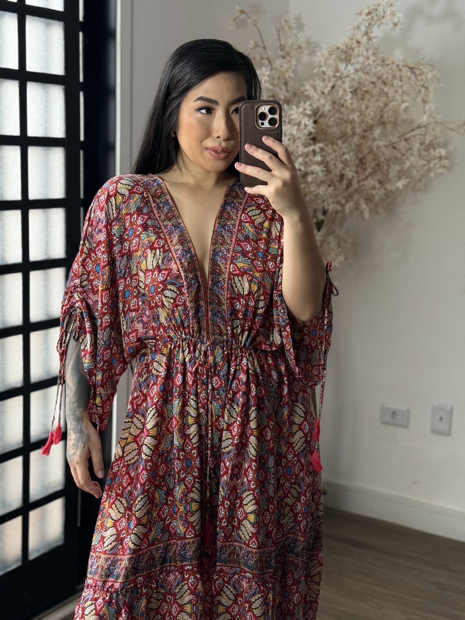 Vestido Manga morcego 4174 - Estampado 05