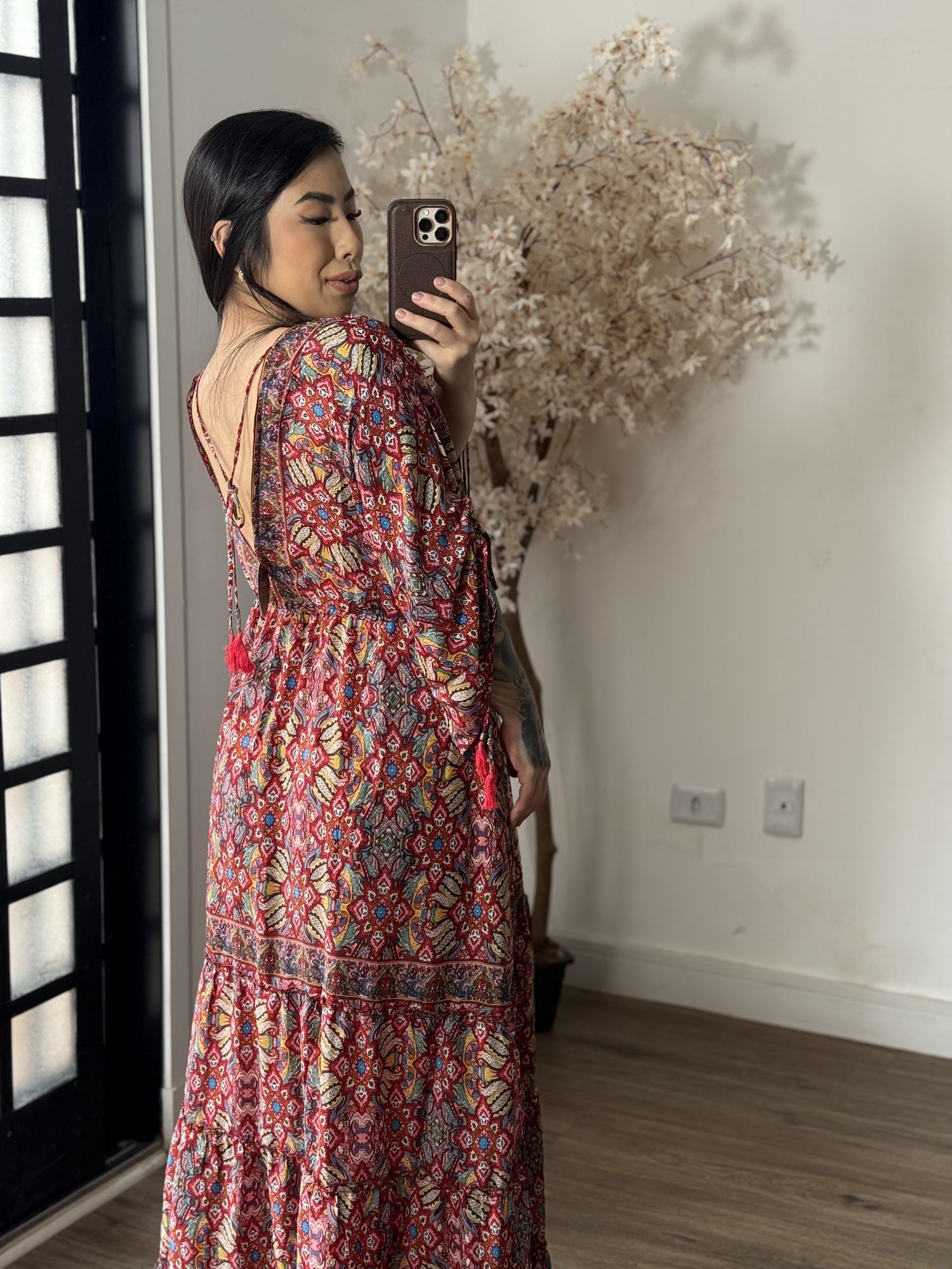 Vestido Manga morcego 4174 - Estampado 05