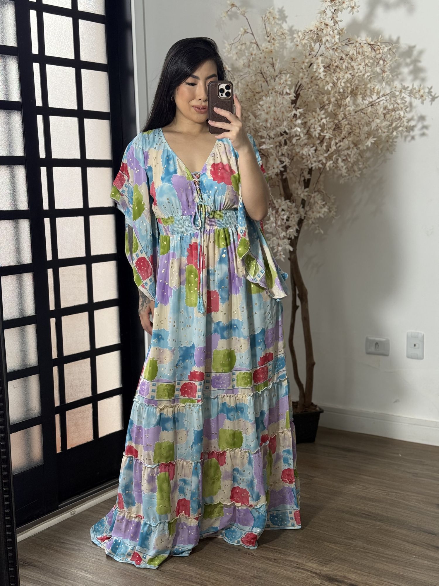 Vestido Manga Flayer 3891 - Estampado 02