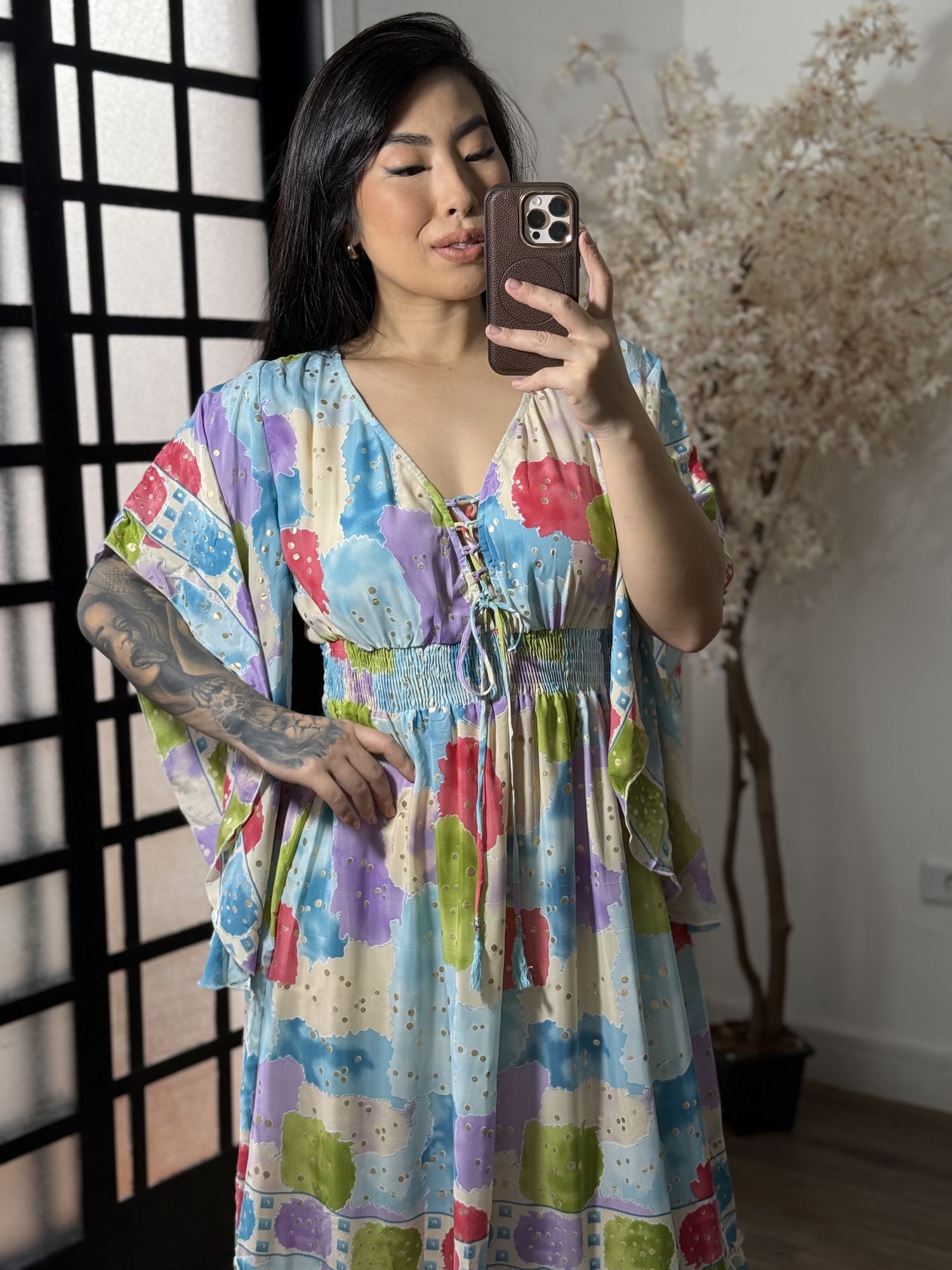 Vestido Manga Flayer 3891 - Estampado 02