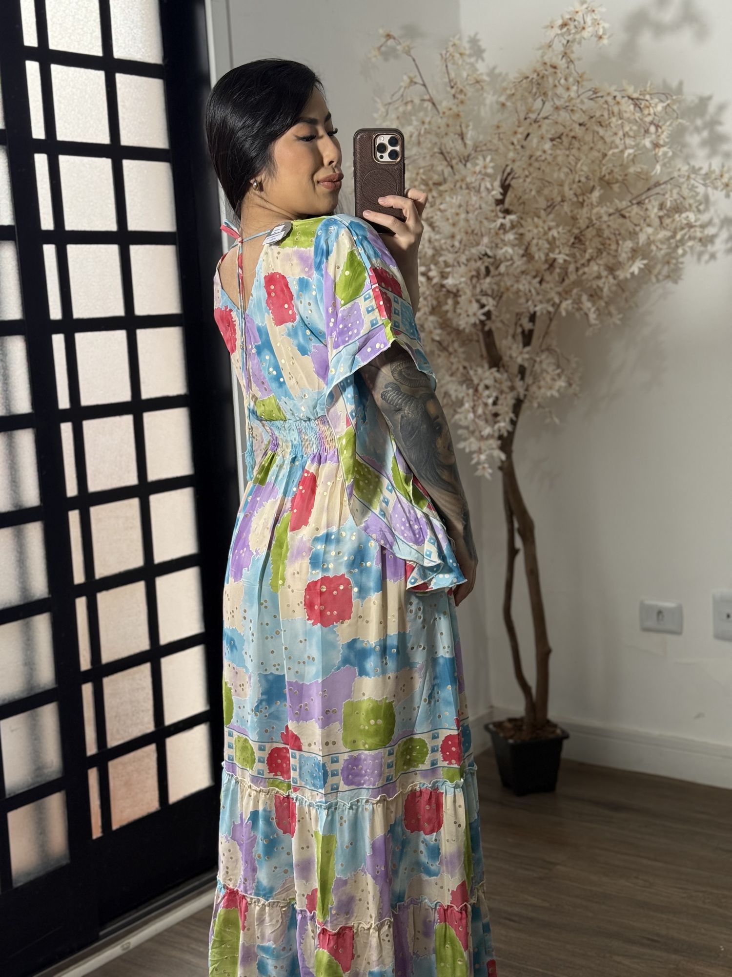 Vestido Manga Flayer 3891 - Estampado 02