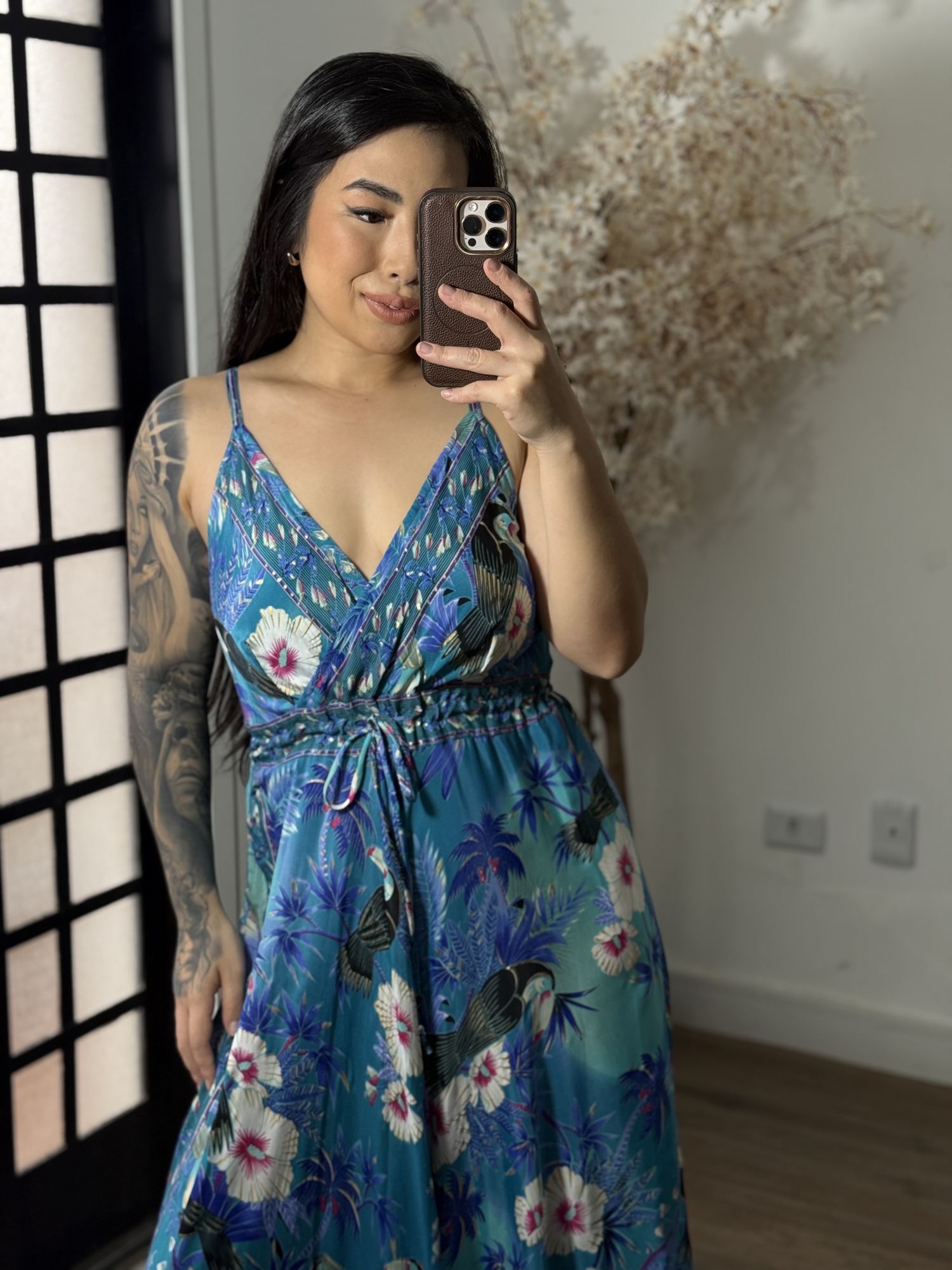 Vestido Seda 4274 - Floral 4