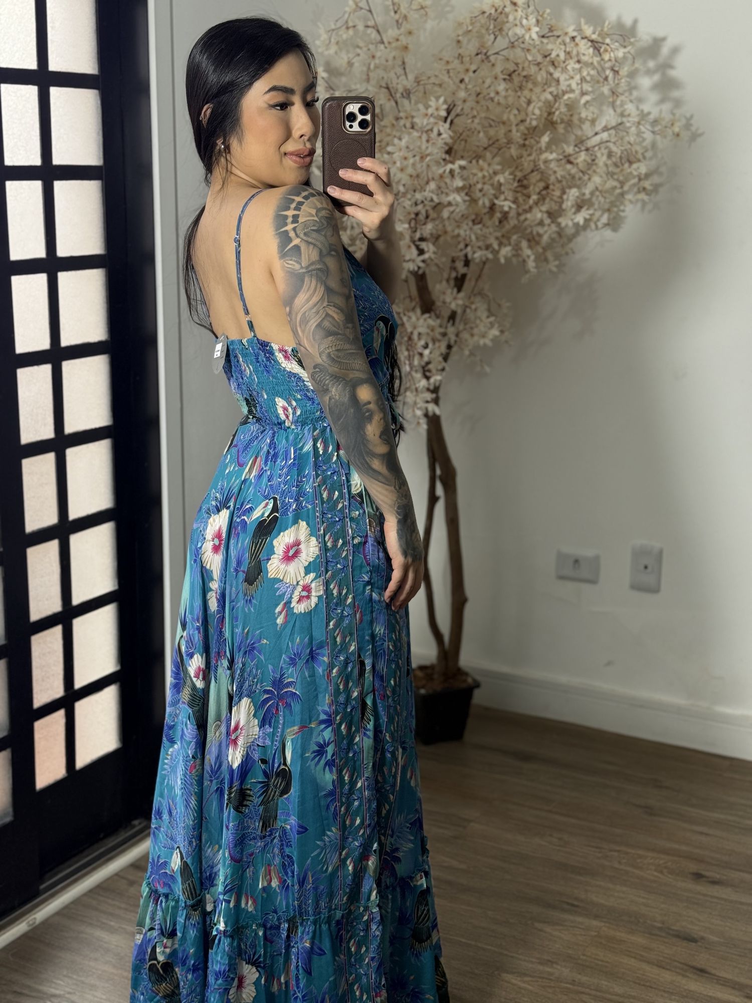 Vestido Seda 4274 - Floral 4