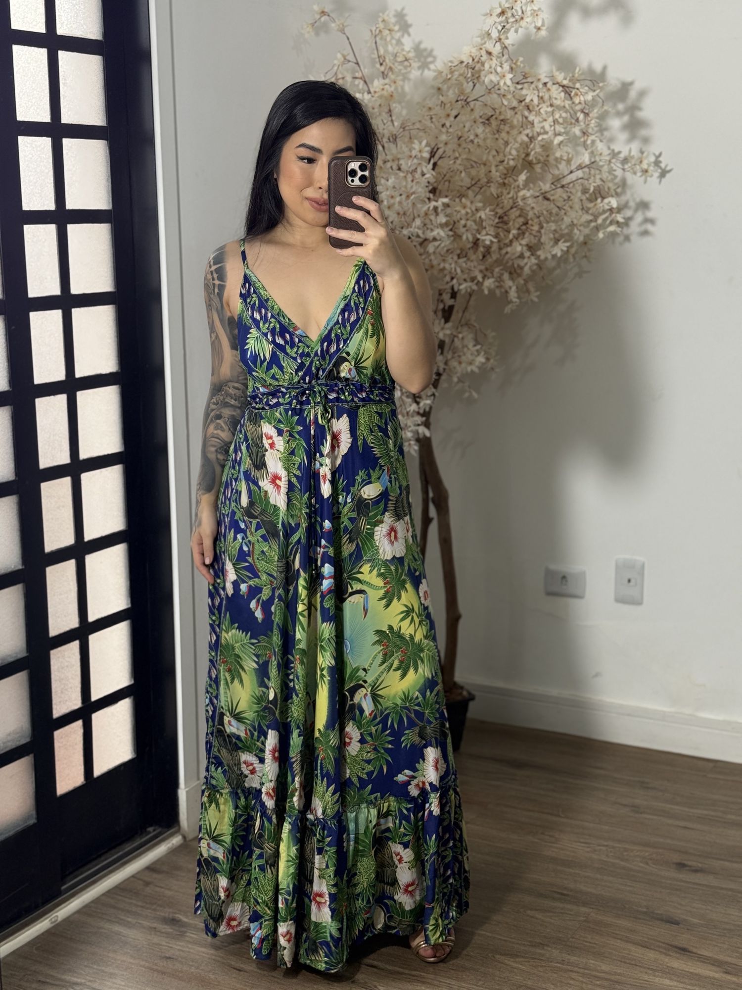 Vestido Seda 4271 - Floral 1