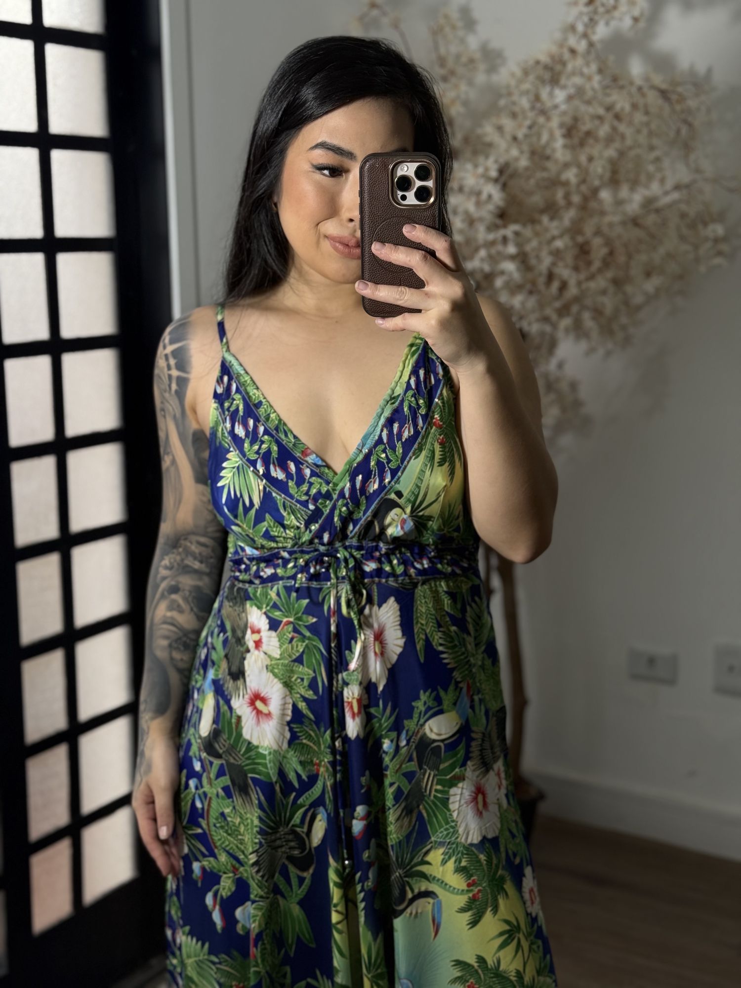 Vestido Seda 4271 - Floral 1