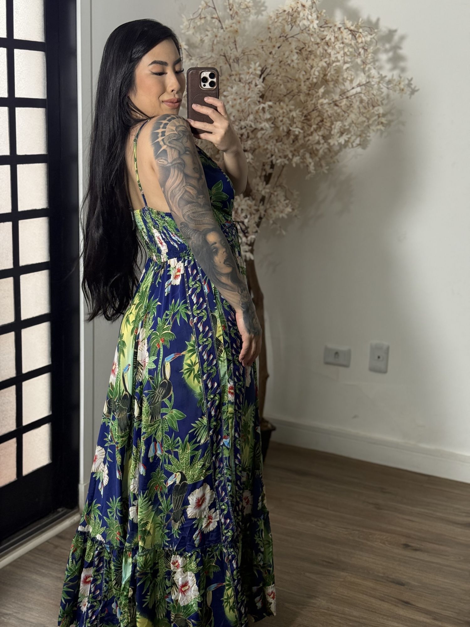 Vestido Seda 4271 - Floral 1