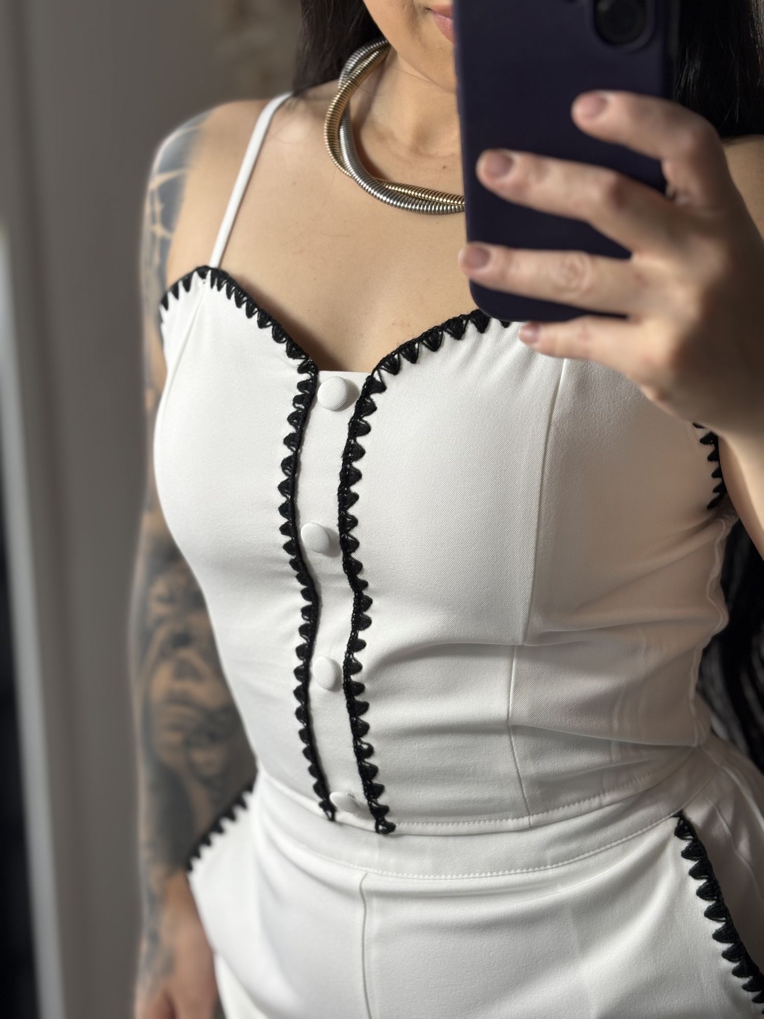 Conjunto Calça Bordado Mel SD1631 - Branco C037