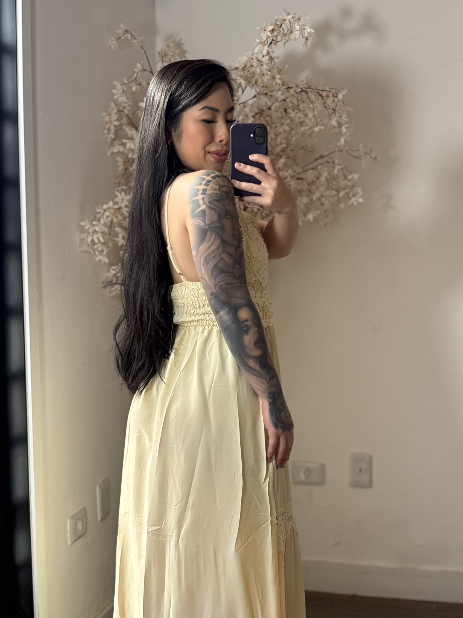 Vestido Bordado Maelle SD1625 - Amarelo Manteiga C043