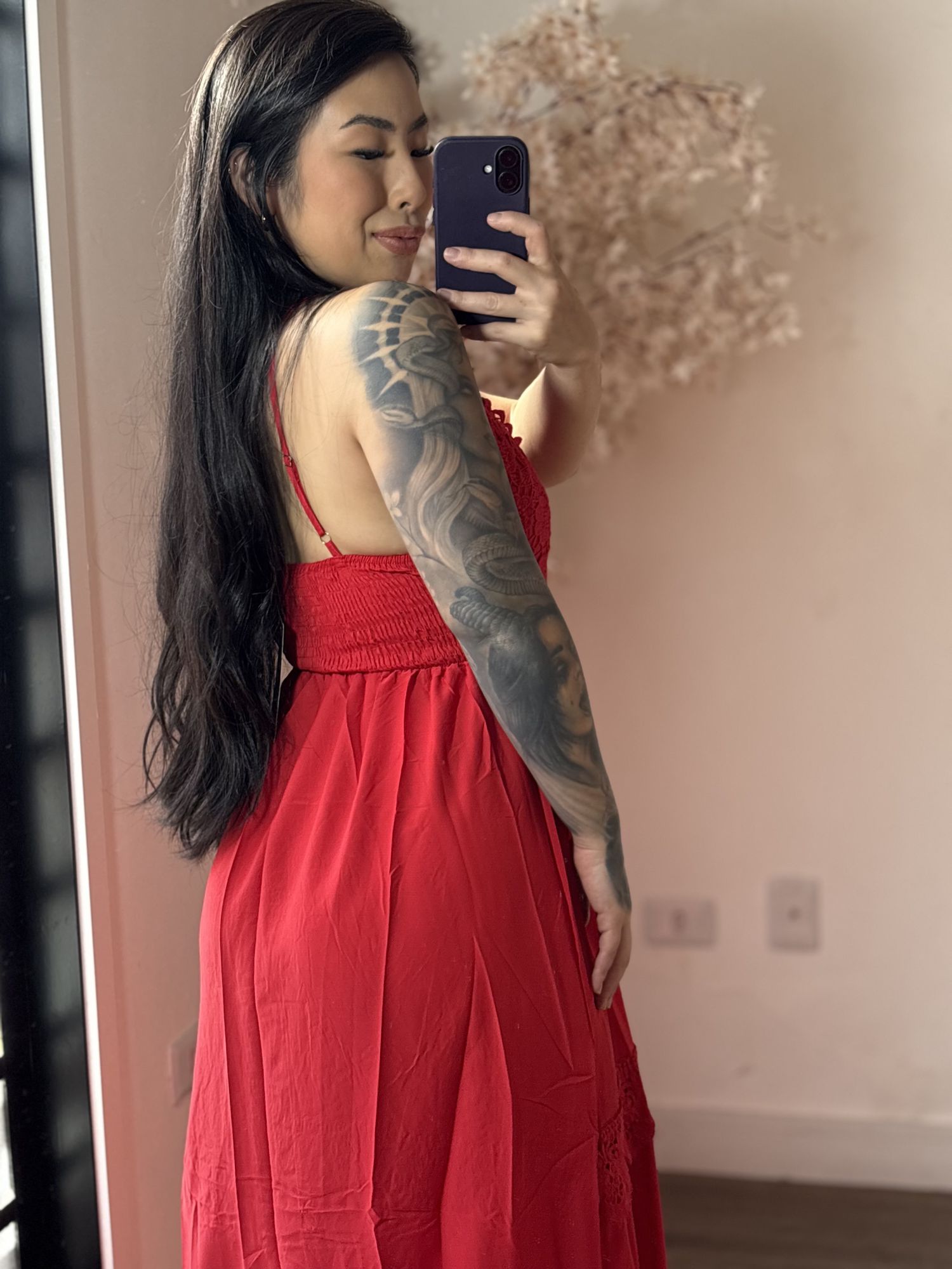 Vestido Bordado Maelle SD1625 - Vermelho C043